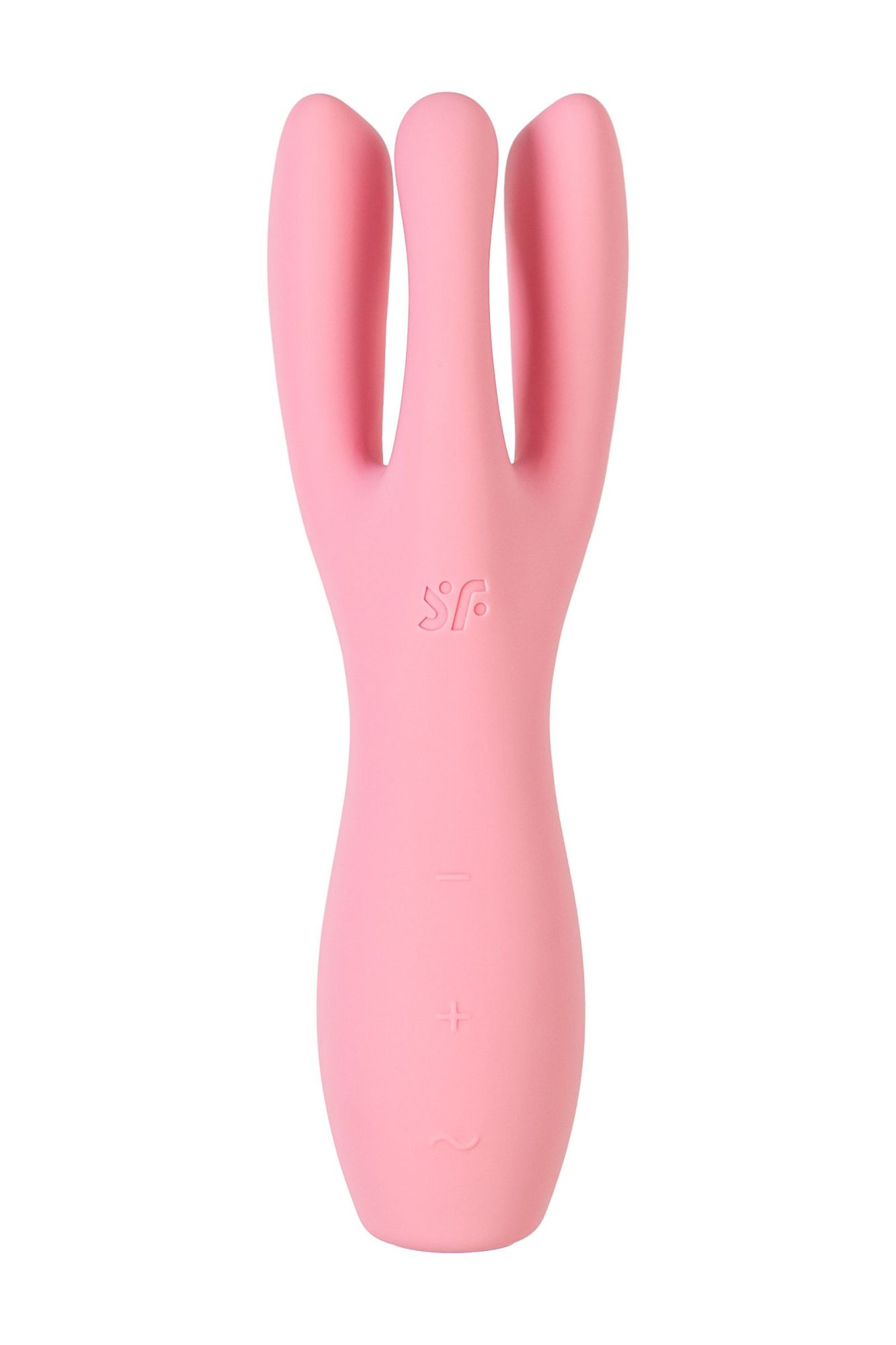 вибростимулятор satisfyer threesome 3, силикон, розовый, 14 см в России