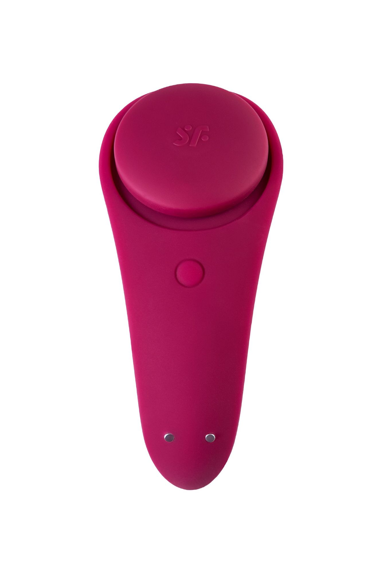 вибромассажер satisfyer sexy secret, силикон, красный, 8,5 см в России
