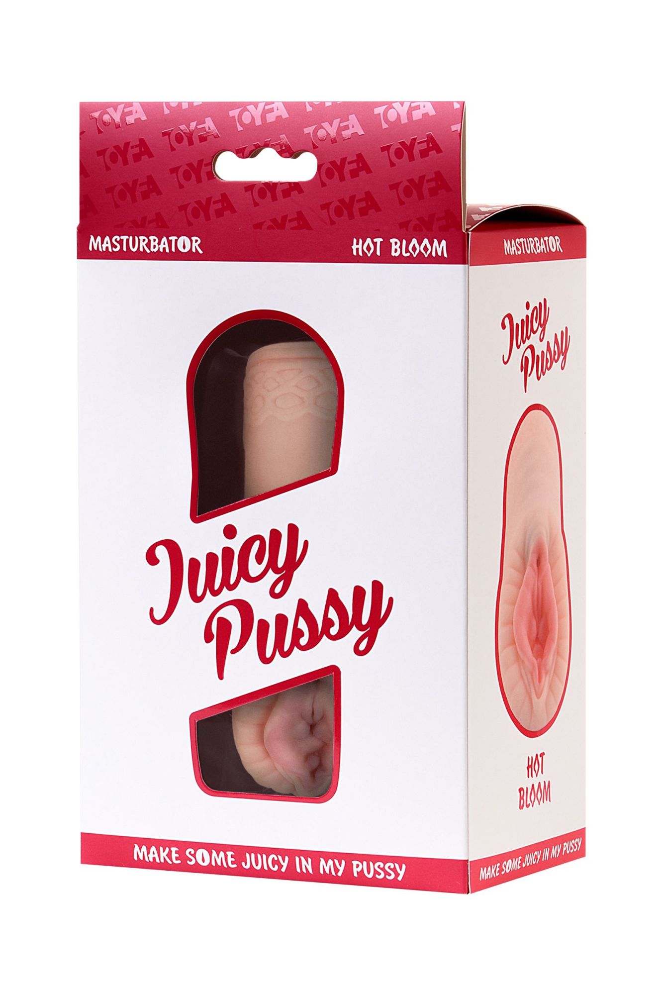 мастурбатор реалистичный toyfa juicy pussy hot bloom, вагина, tpr, телесный, 15 см в России