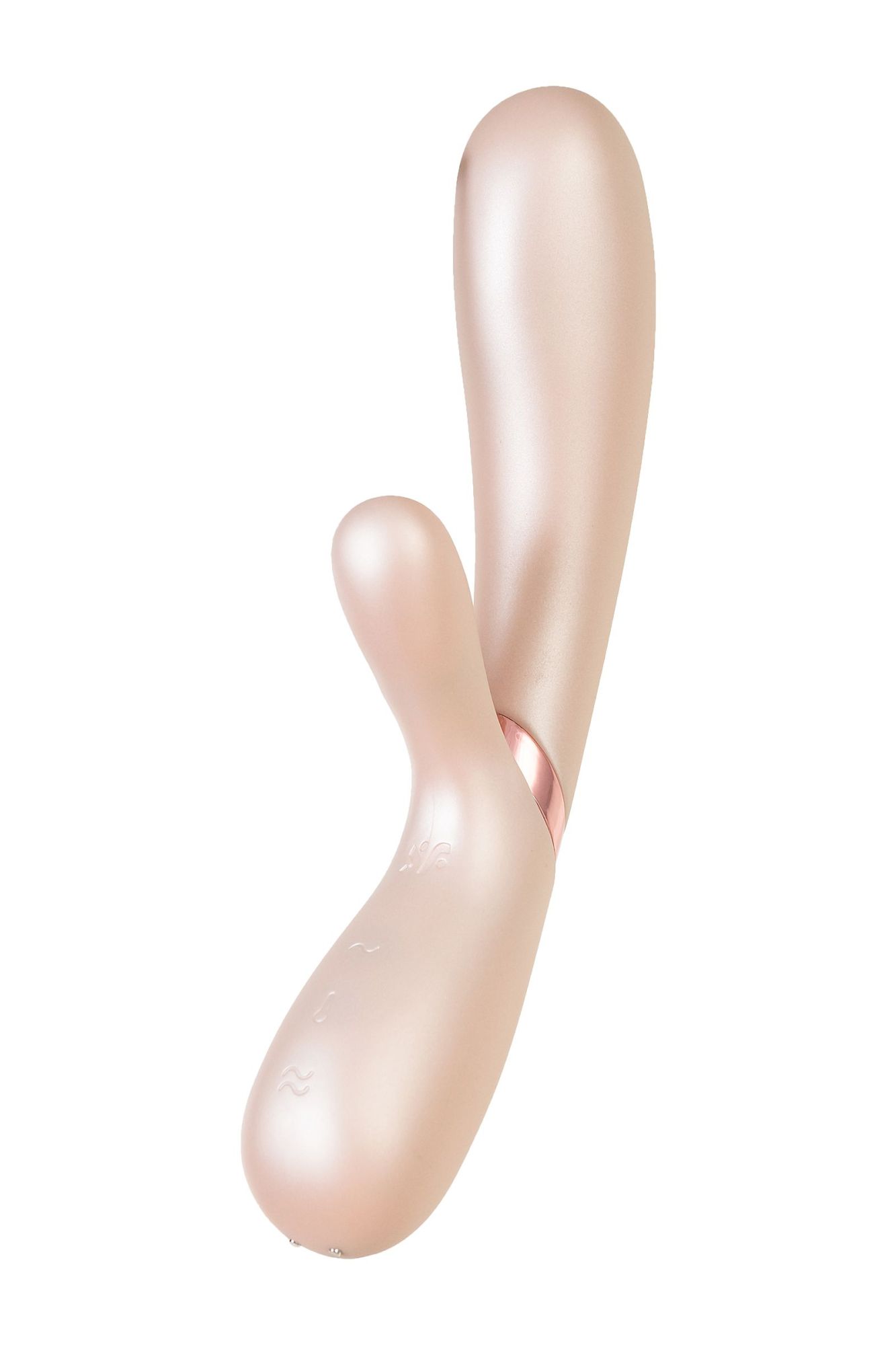 вибратор satisfyer hot lover с клиторальным стимулятором, серебряный в России