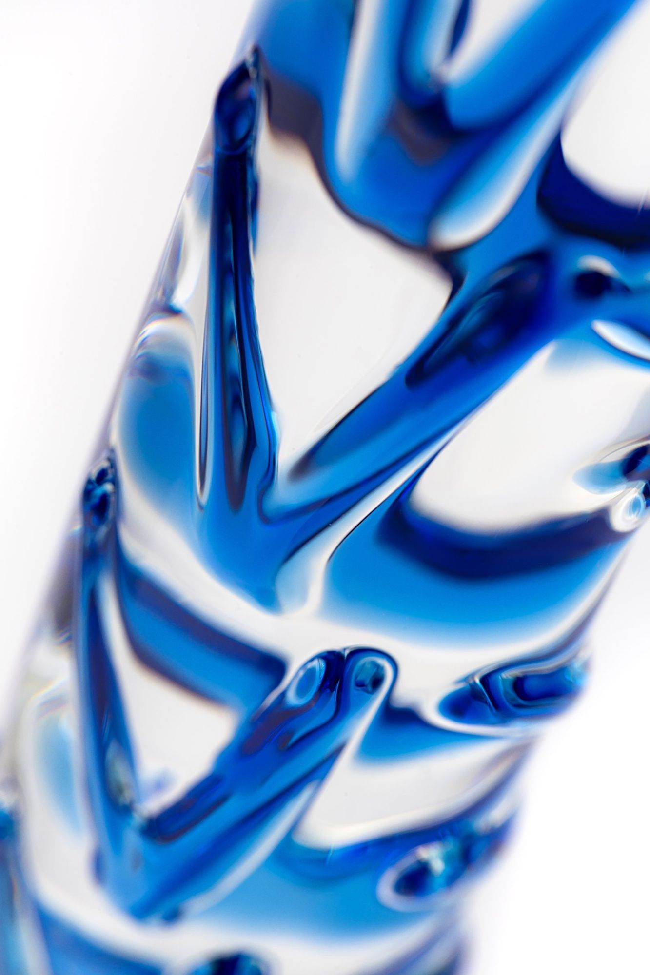 нереалистичный фаллоимитатор sexus glass, стекло, прозрачный, 17 см в России