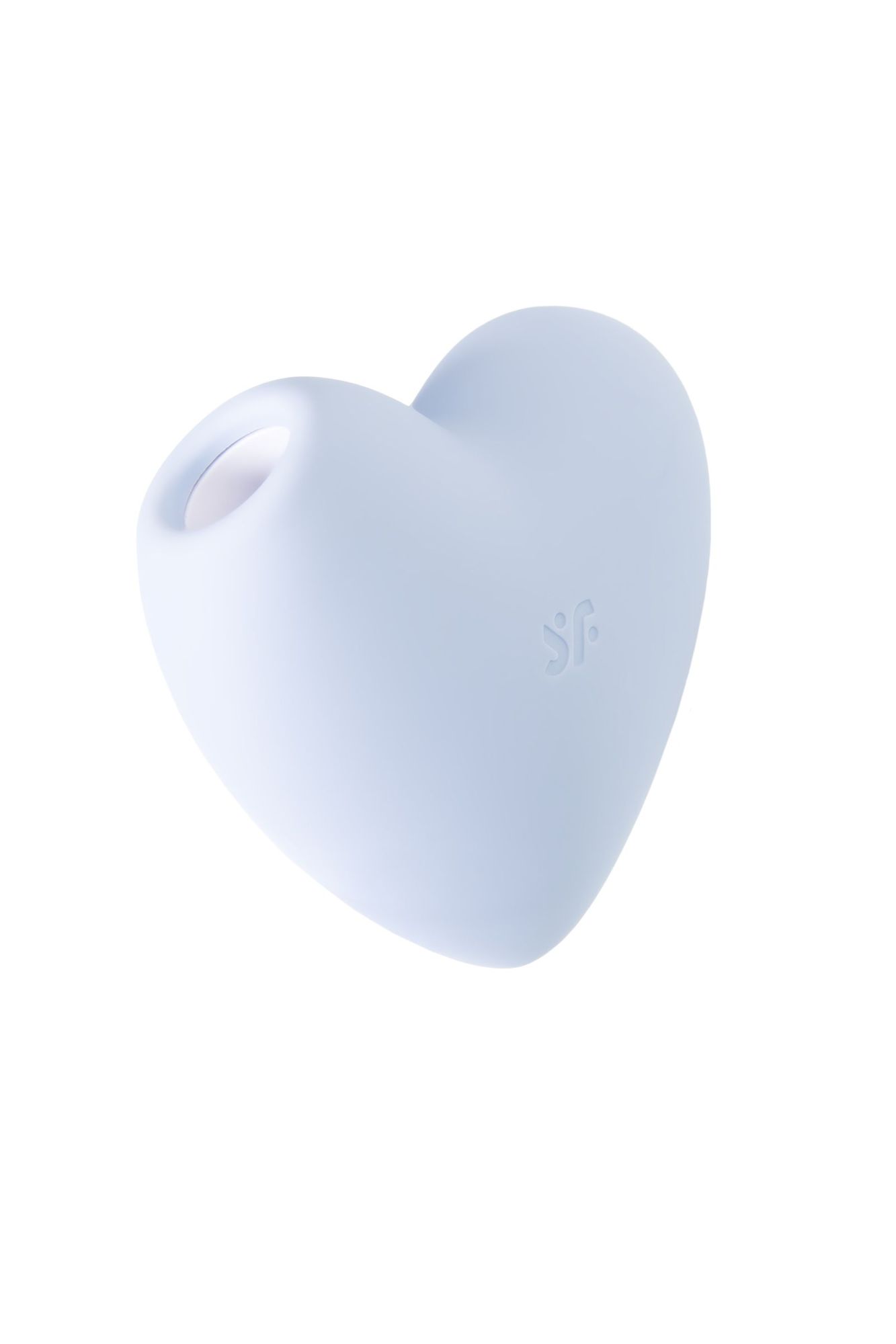 вакуум-волновой бесконтактный стимулятор клитора satisfyer cutie heart, силикон, голубой, 7,55 см в России