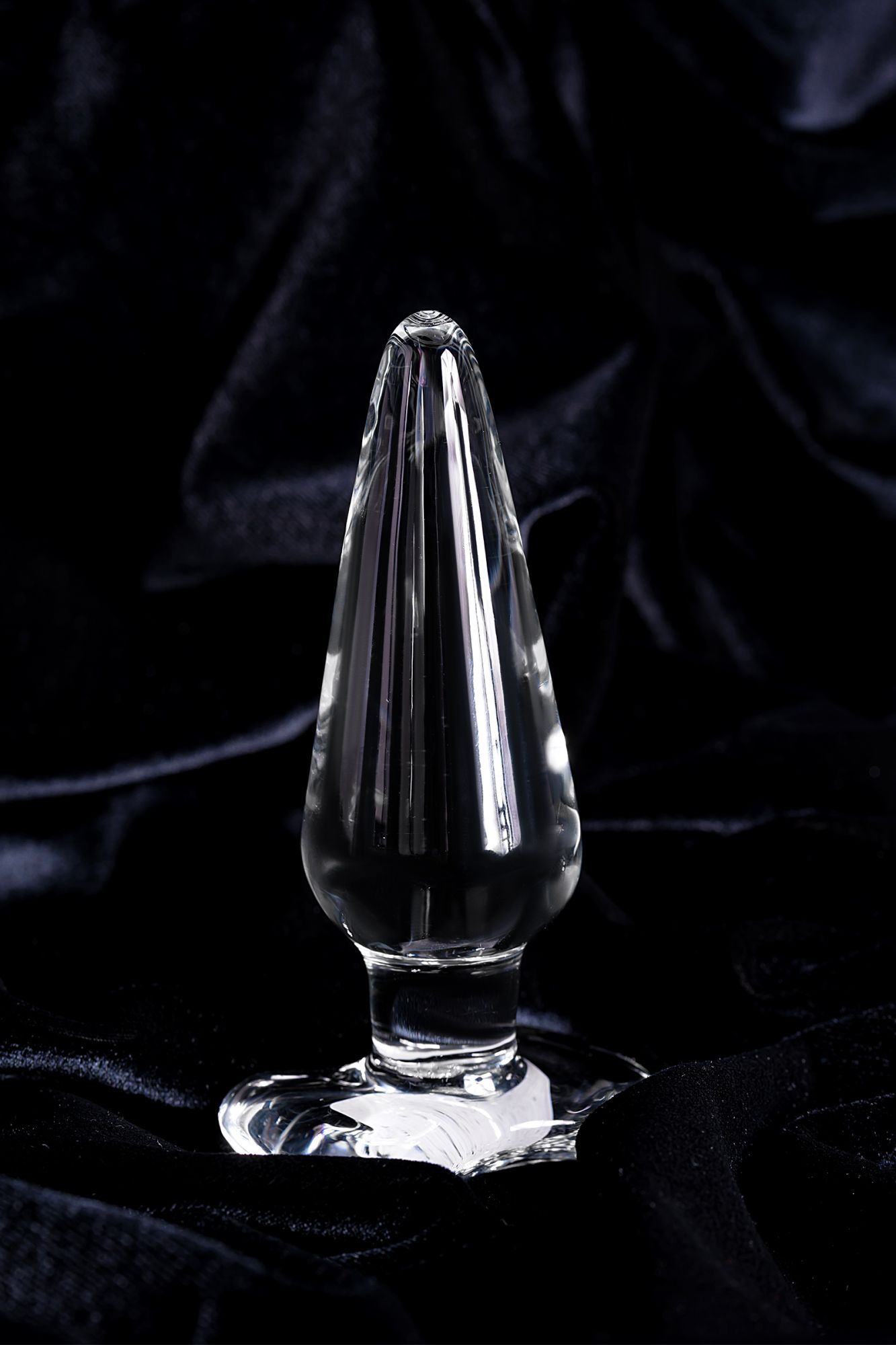 анальная втулка sexus glass, стекло, прозрачная, 11,5 см, ø 3,5 см в России