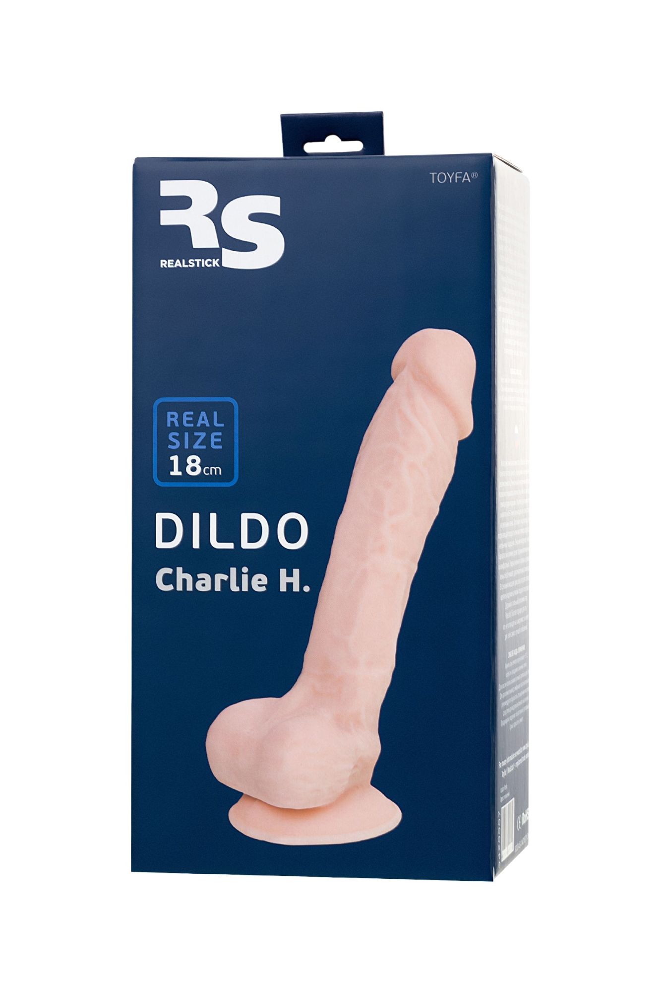 фаллоимитатор rs silicone charlie h с уникальным материалом, телесный, 18 см в России