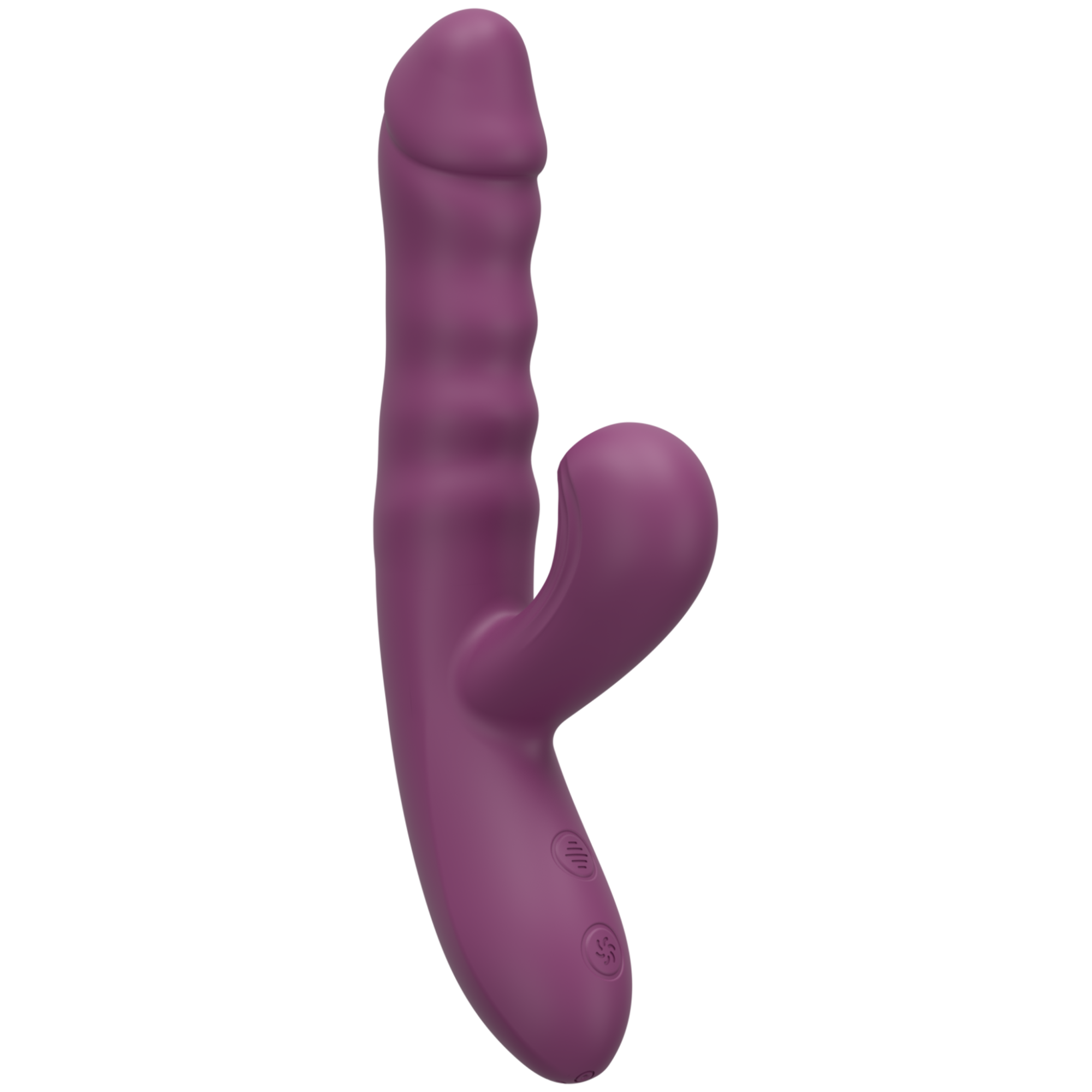 силиконовый вибратор с эффектом фрикций purple sw3028 в России