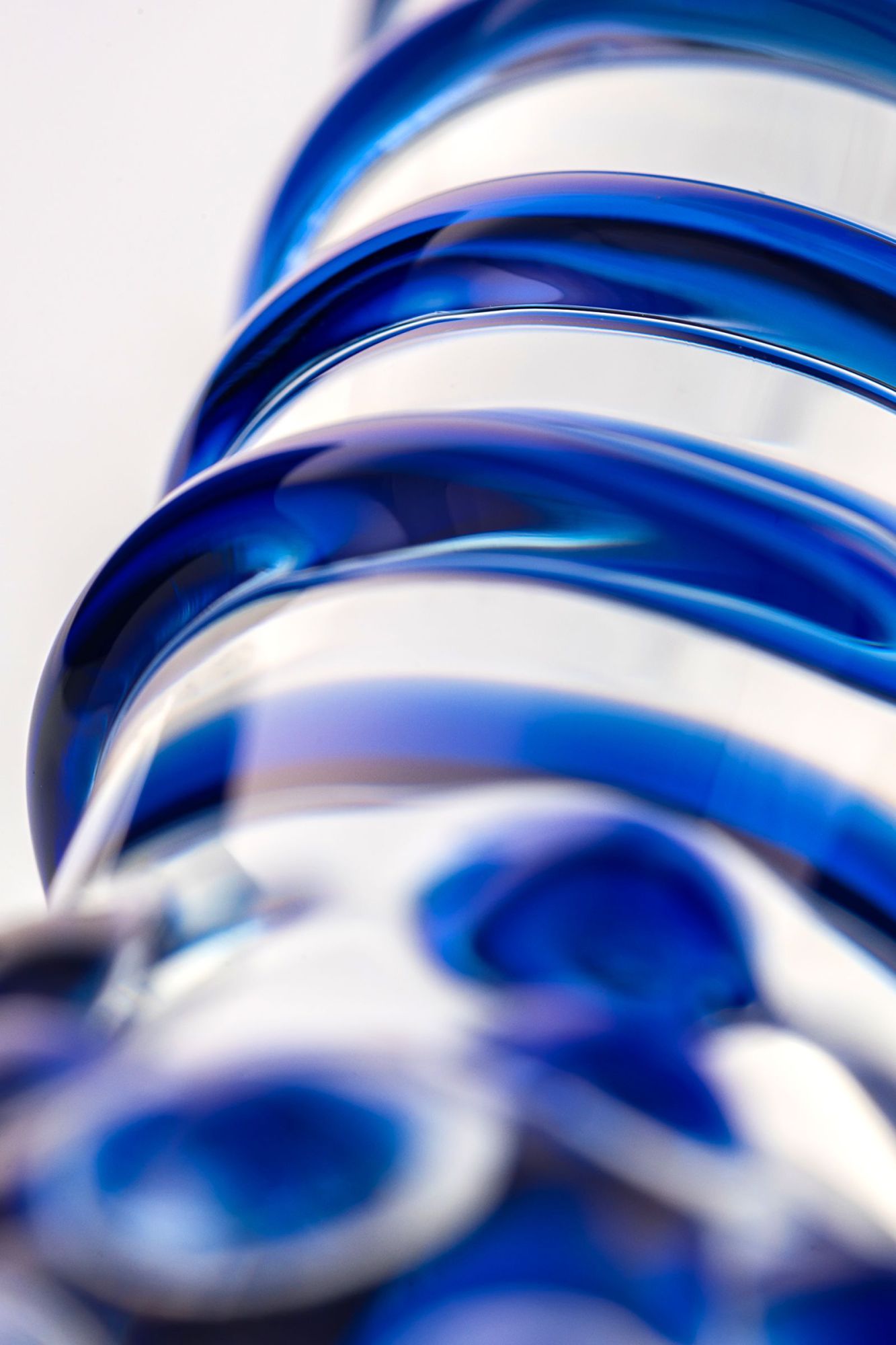 двусторонний фаллоимитатор sexus glass, стекло, прозрачный, 20,5 см в России