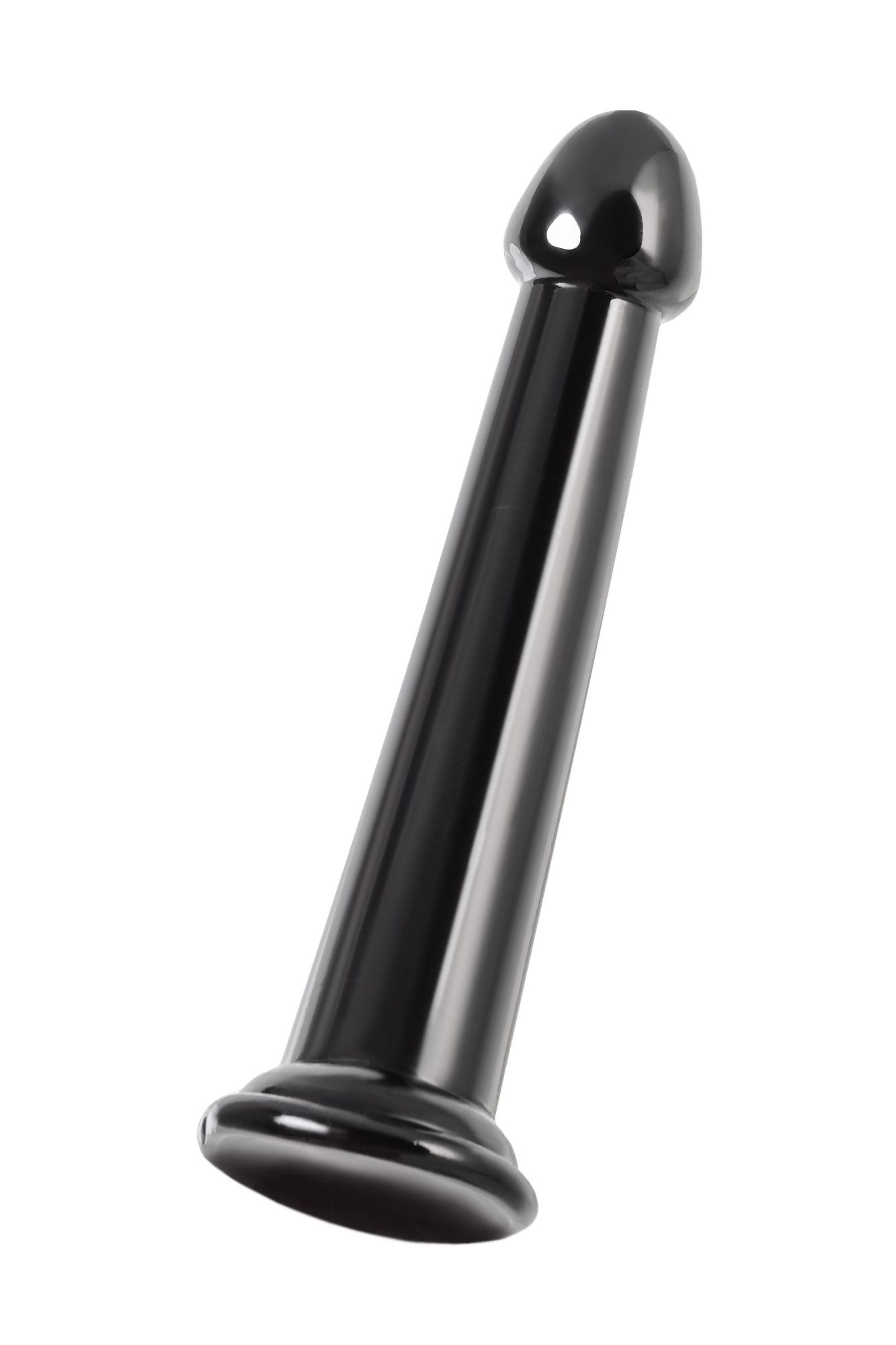 нереалистичный фаллоимитатор jelly dildo l toyfa basic, tpe, чёрный, 20 см в России