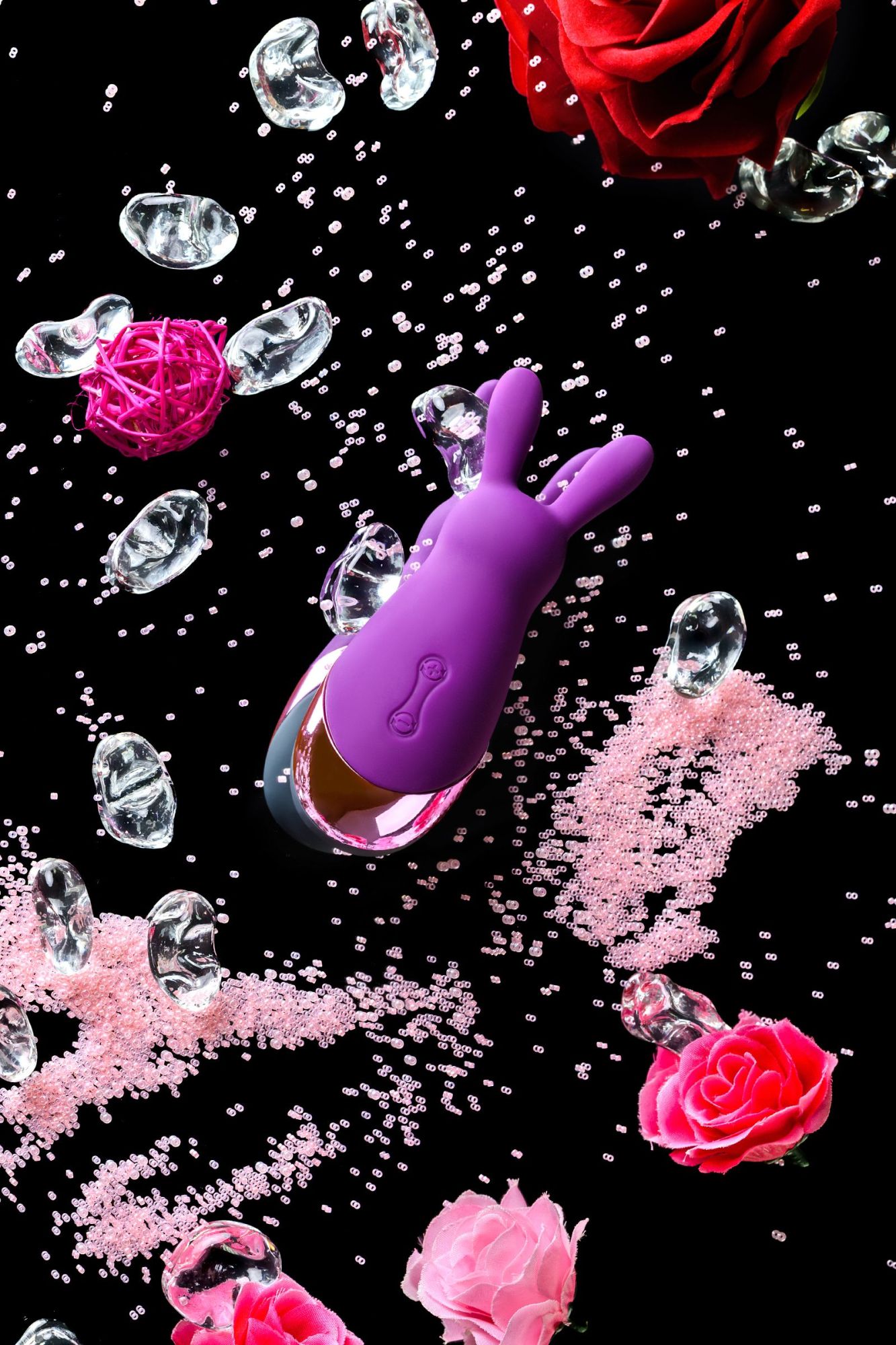стимулятор эрогенных зон eromantica bunny, силикон, фиолетовый, 12,5 в России