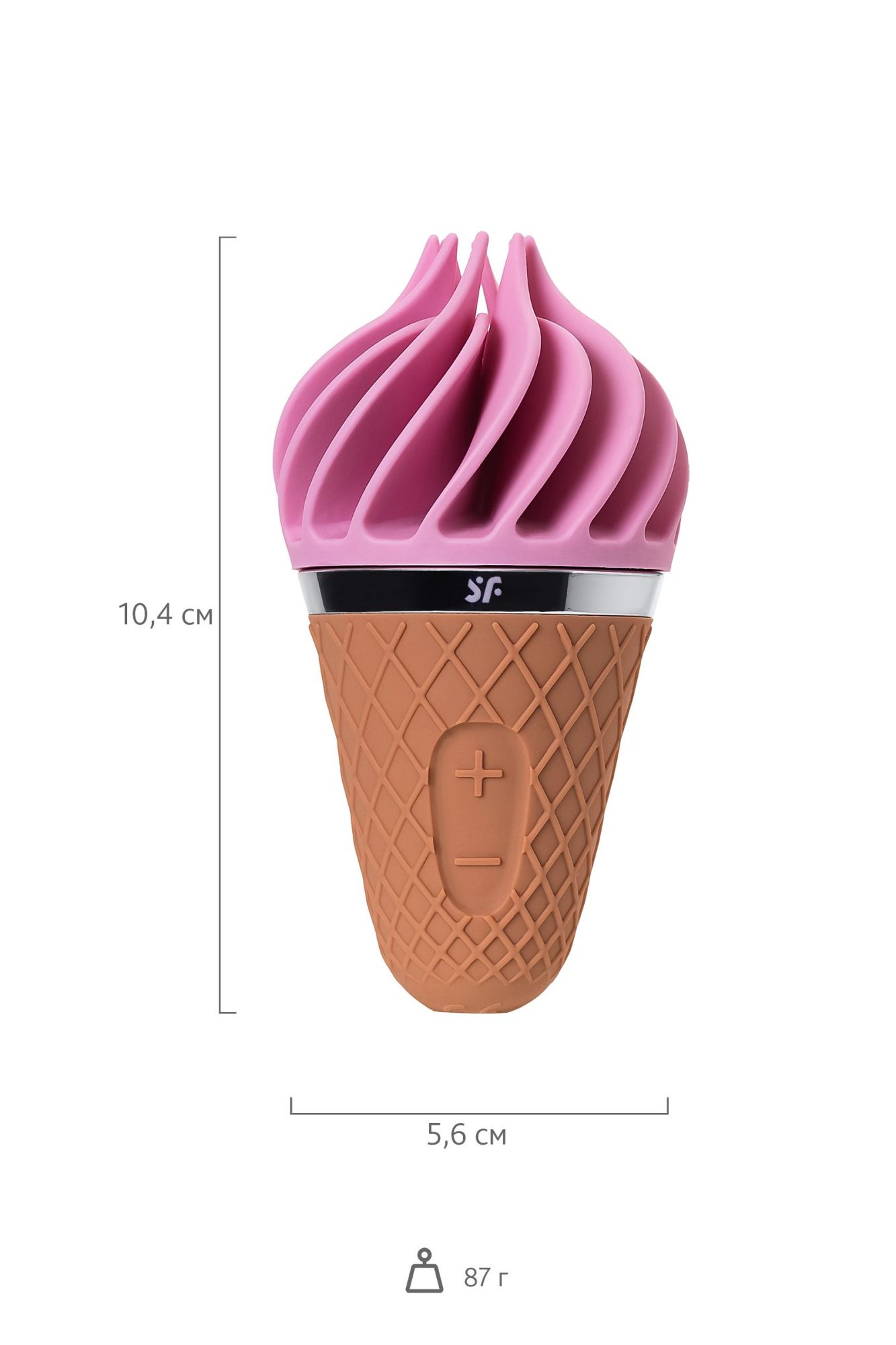 вибромассажер satisfyer layons sweet treat , силикон, розовый, 10,4 см. в России
