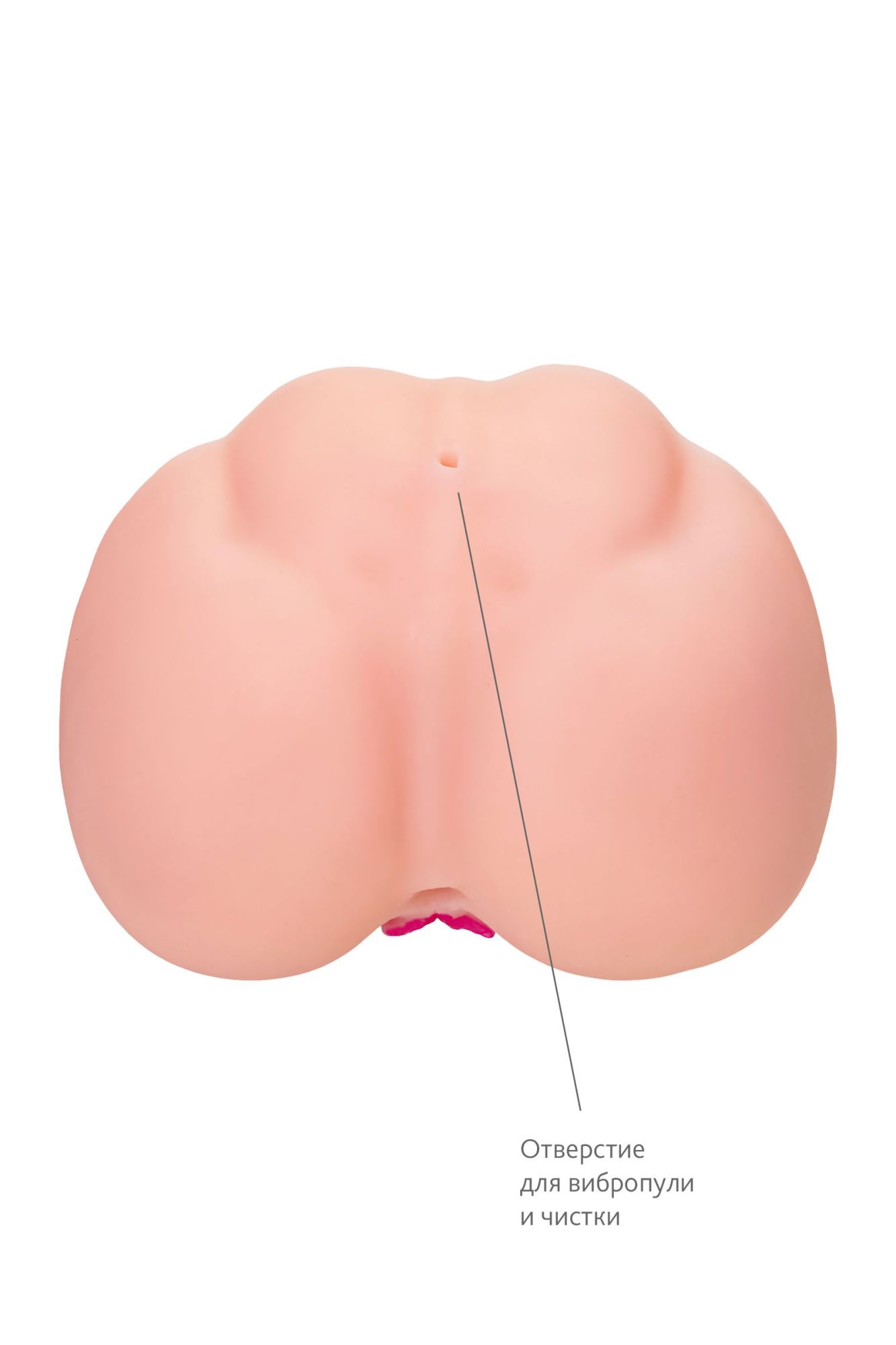 мастурбатор реалистичный toyfa juicy pussy sophie с вибрацией, вагина и анус, tpr, телесный, 17 см в России