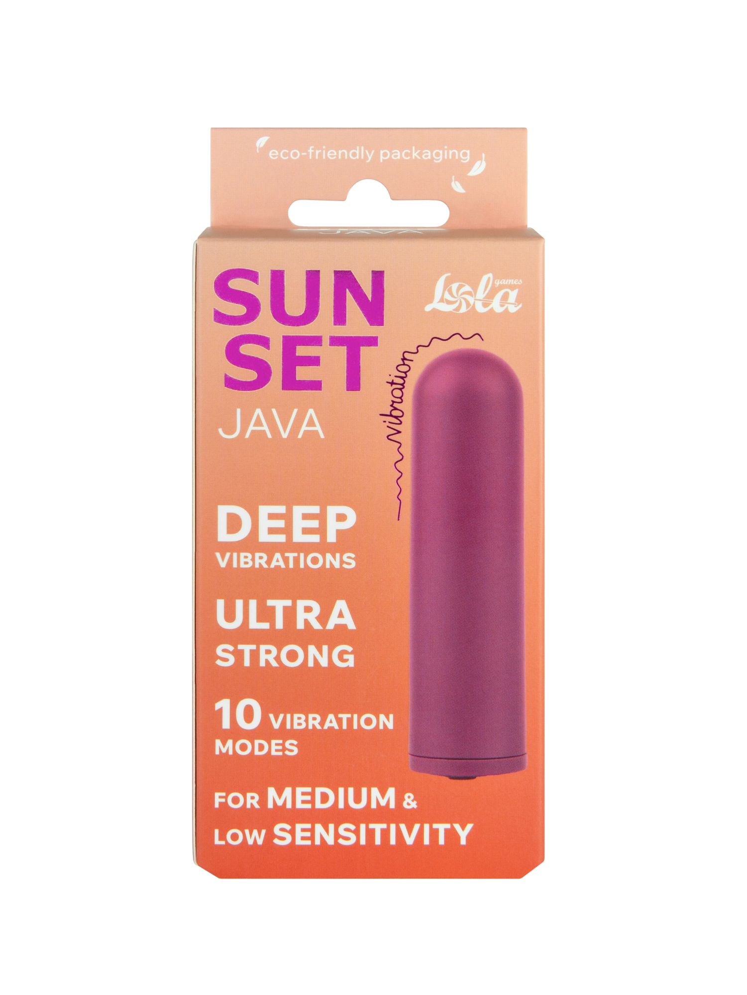 перезаряжаемая вибропуля java sunset purple 9705-04lola в России