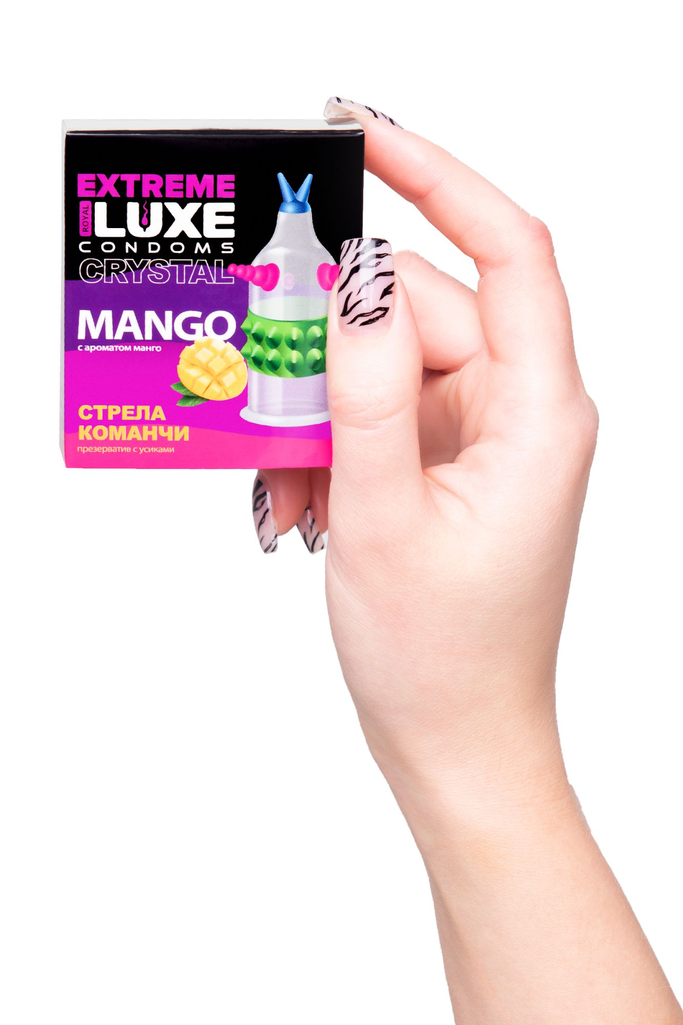 презервативы luxe, extreme, «стрела команчи», манго, 18 см, 5,2 см, 1 шт. в России