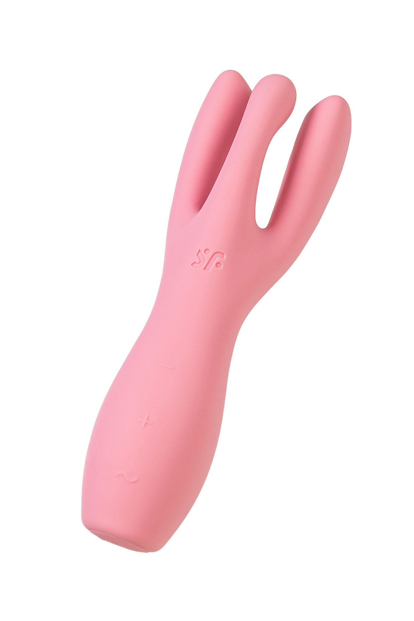 вибростимулятор satisfyer threesome 3, силикон, розовый, 14 см в России