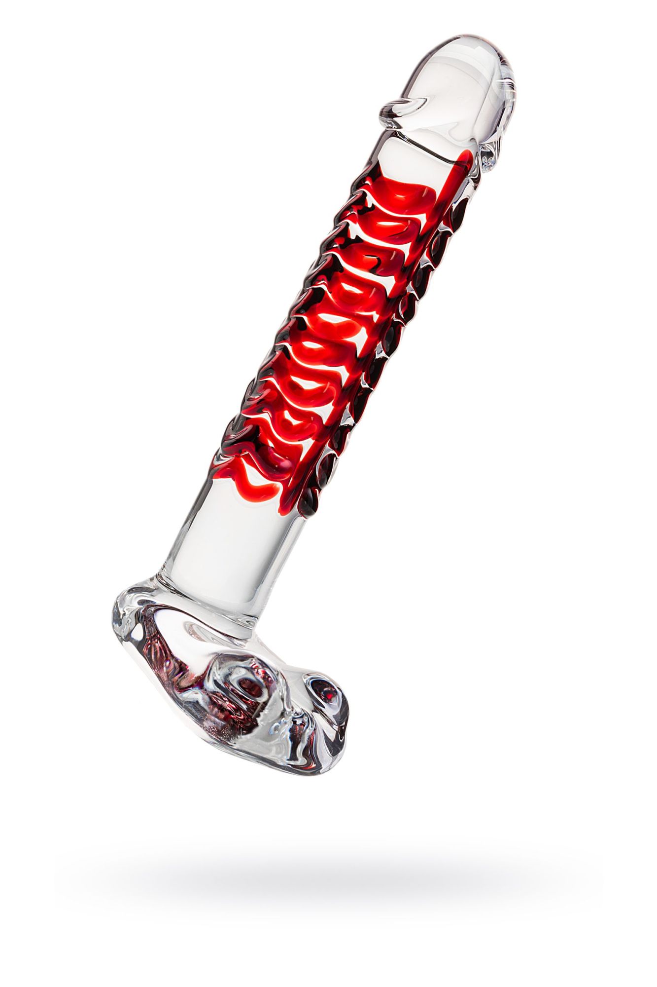 нереалистичный фаллоимитатор sexus glass, стекло, прозрачный, 16 см в России