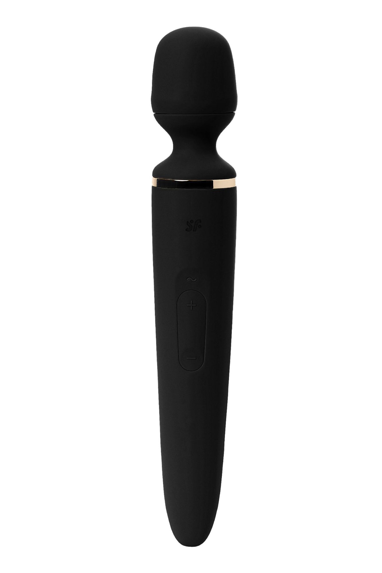 нереалистичный вибратор satisfyer woman wand, abs пластик, черный, 34 см. в России