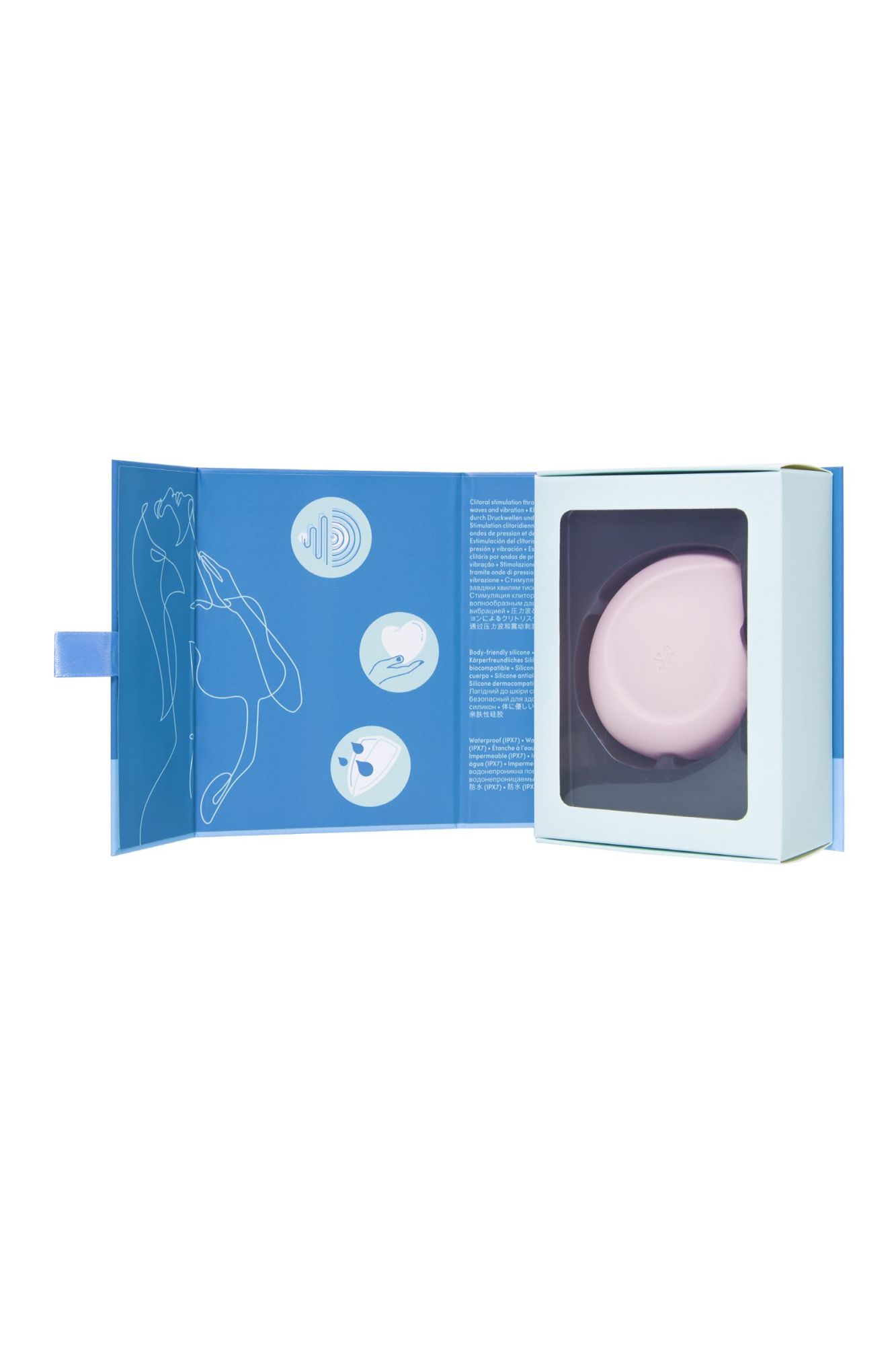 вакуум-волновой бесконтактный стимулятор клитора satisfyer sugar rush, силикон, розовый, 8,2 см в России