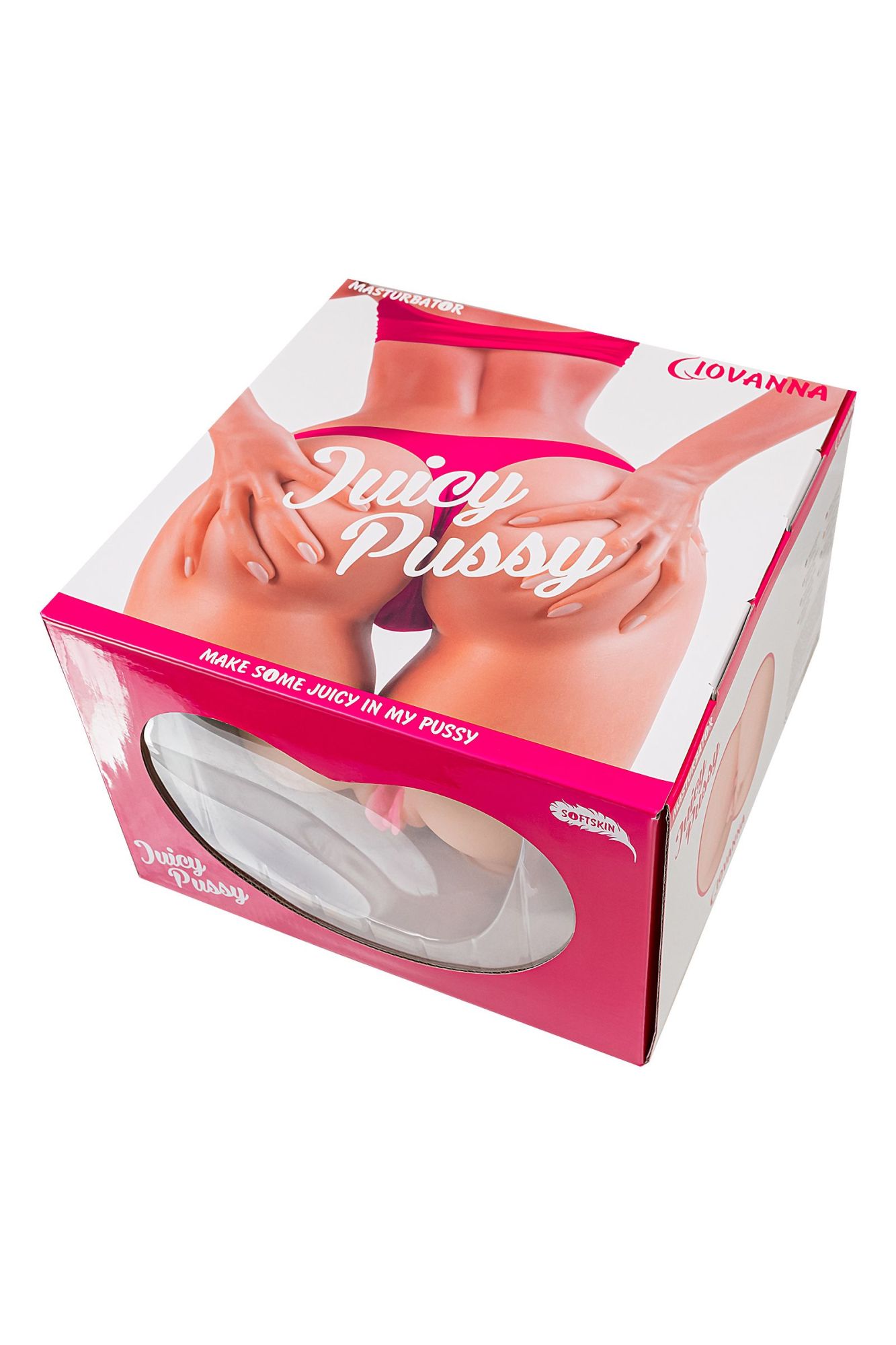 мастурбатор реалистичный juicy pussy giovanna, tpe, телесный, 20 см в России