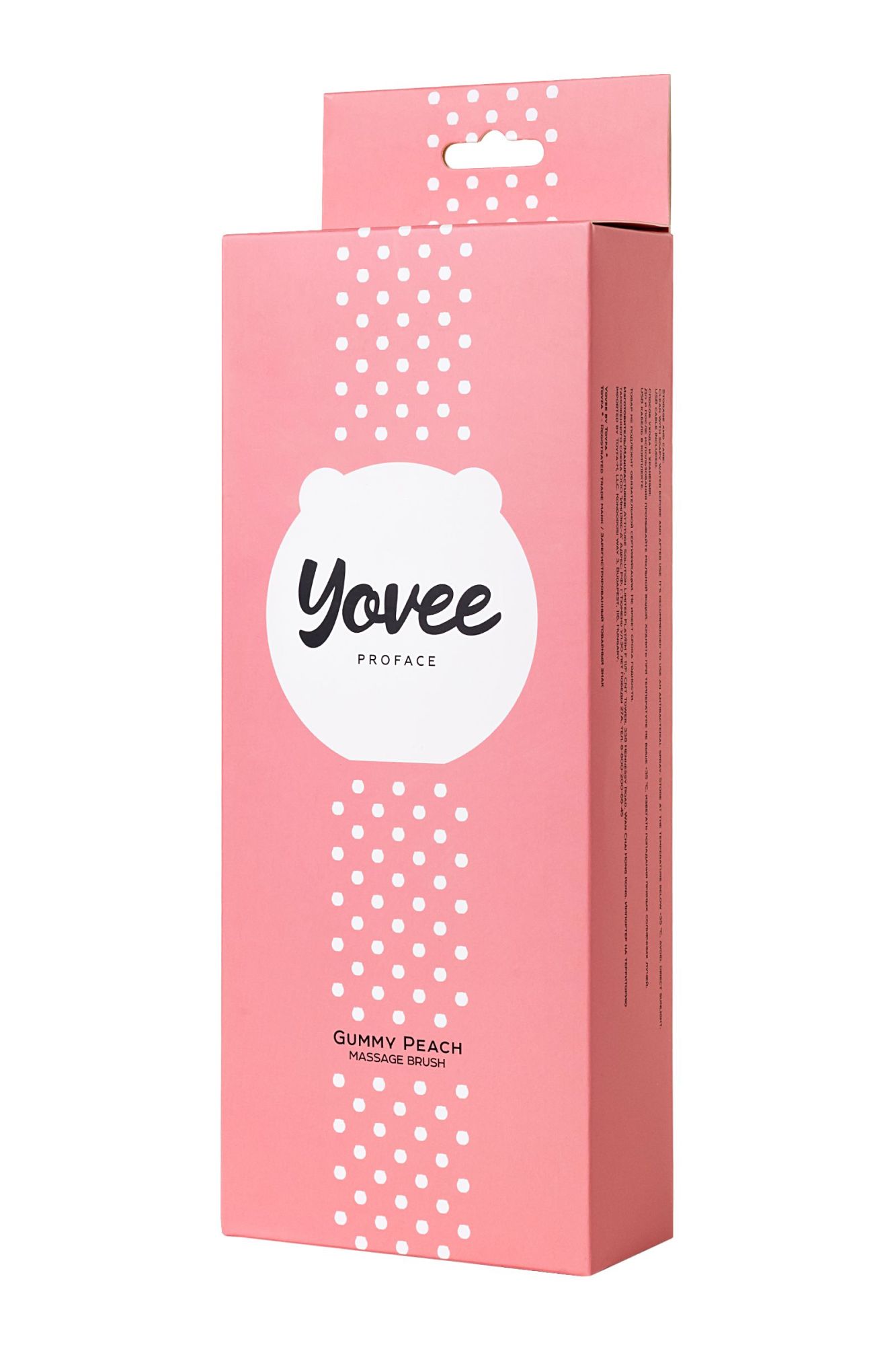 массажер для лица yovee gummy peach, розовый в России