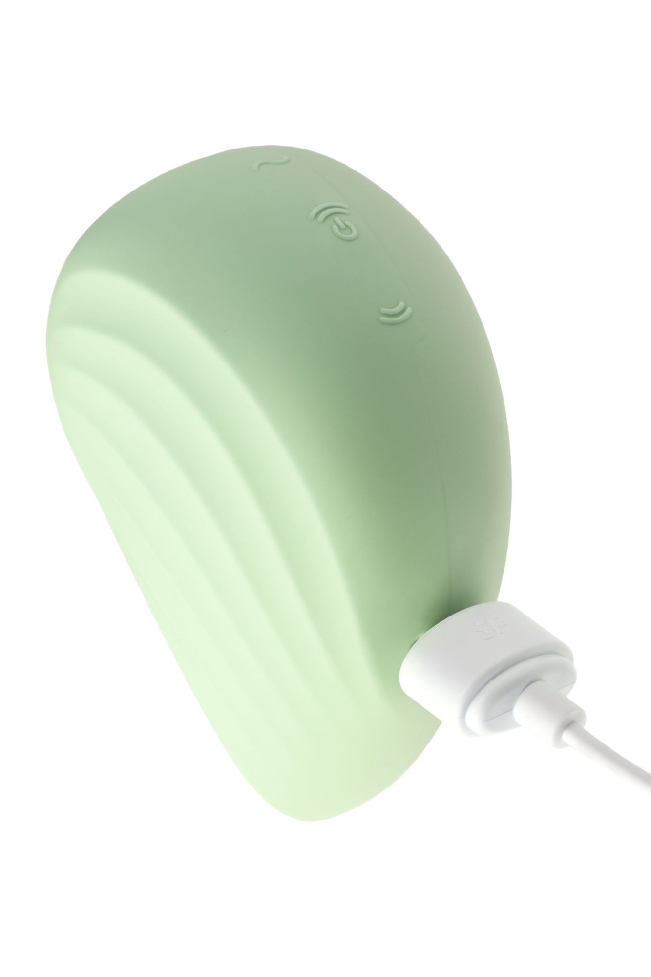 вакуум-волновой бесконтактный стимулятор клитора satisfyer pearl diver, силикон, зеленый, 5 см в России