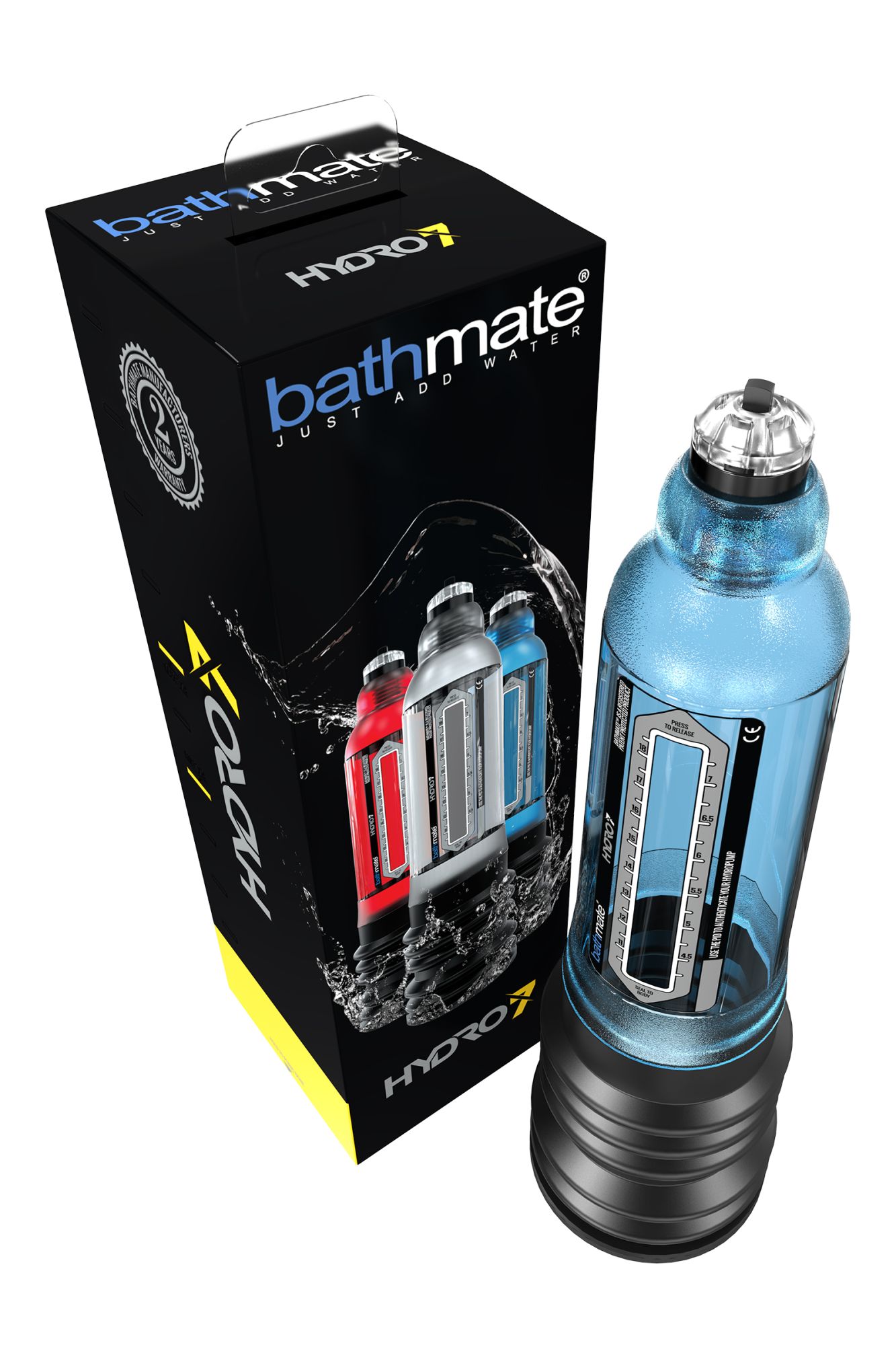 гидропомпа bathmate hydro7, abs пластик, голубая (аналог hercules) в России