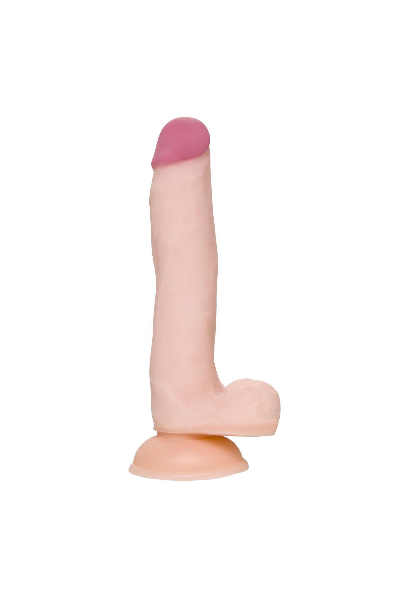 реалистичный гибкий фаллоимитатор a-toys by toyfa minc, tpe, 21 см в России
