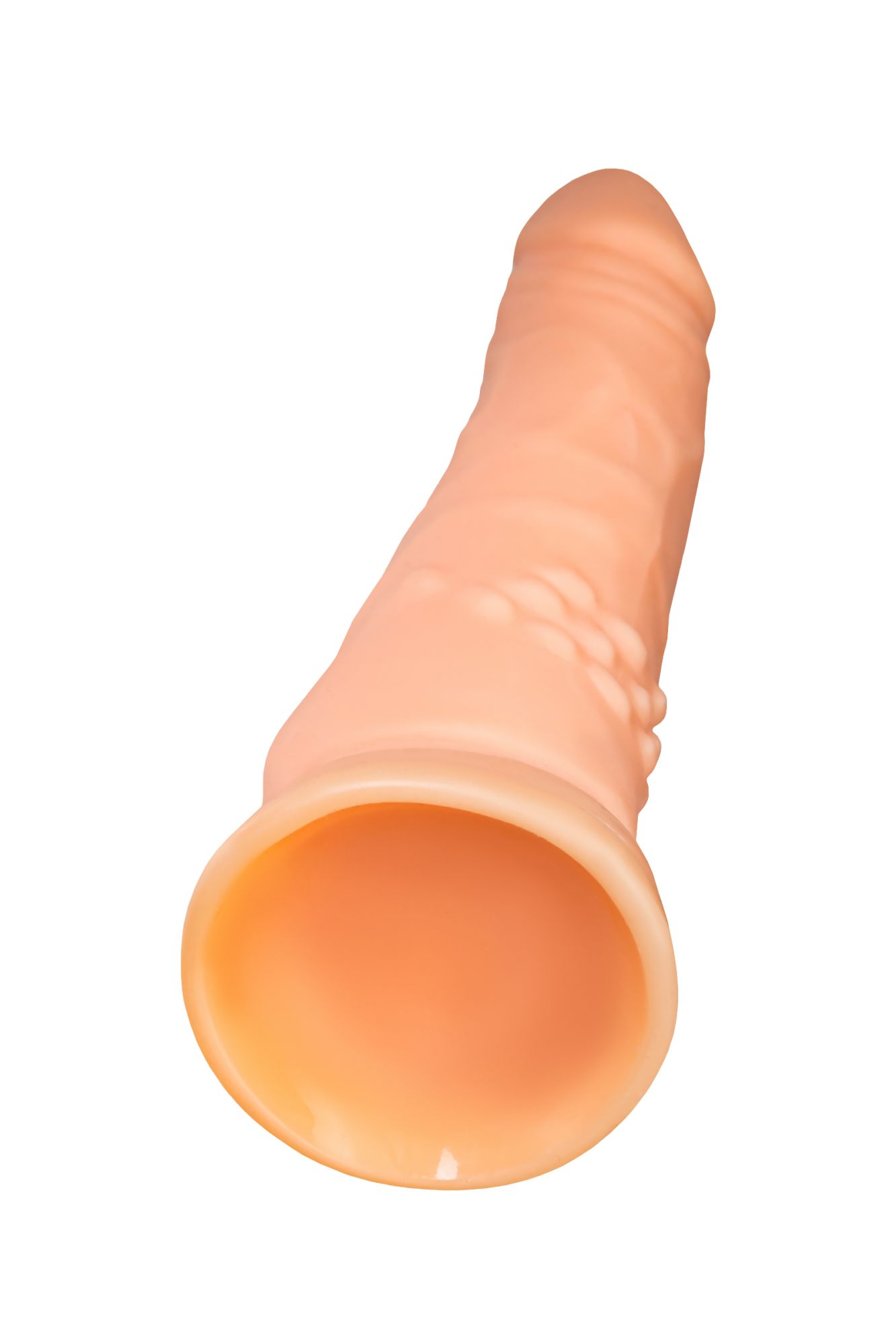реалистичный фаллоимитатор a-toys by toyfa, tpe, телесный, 18 см в России