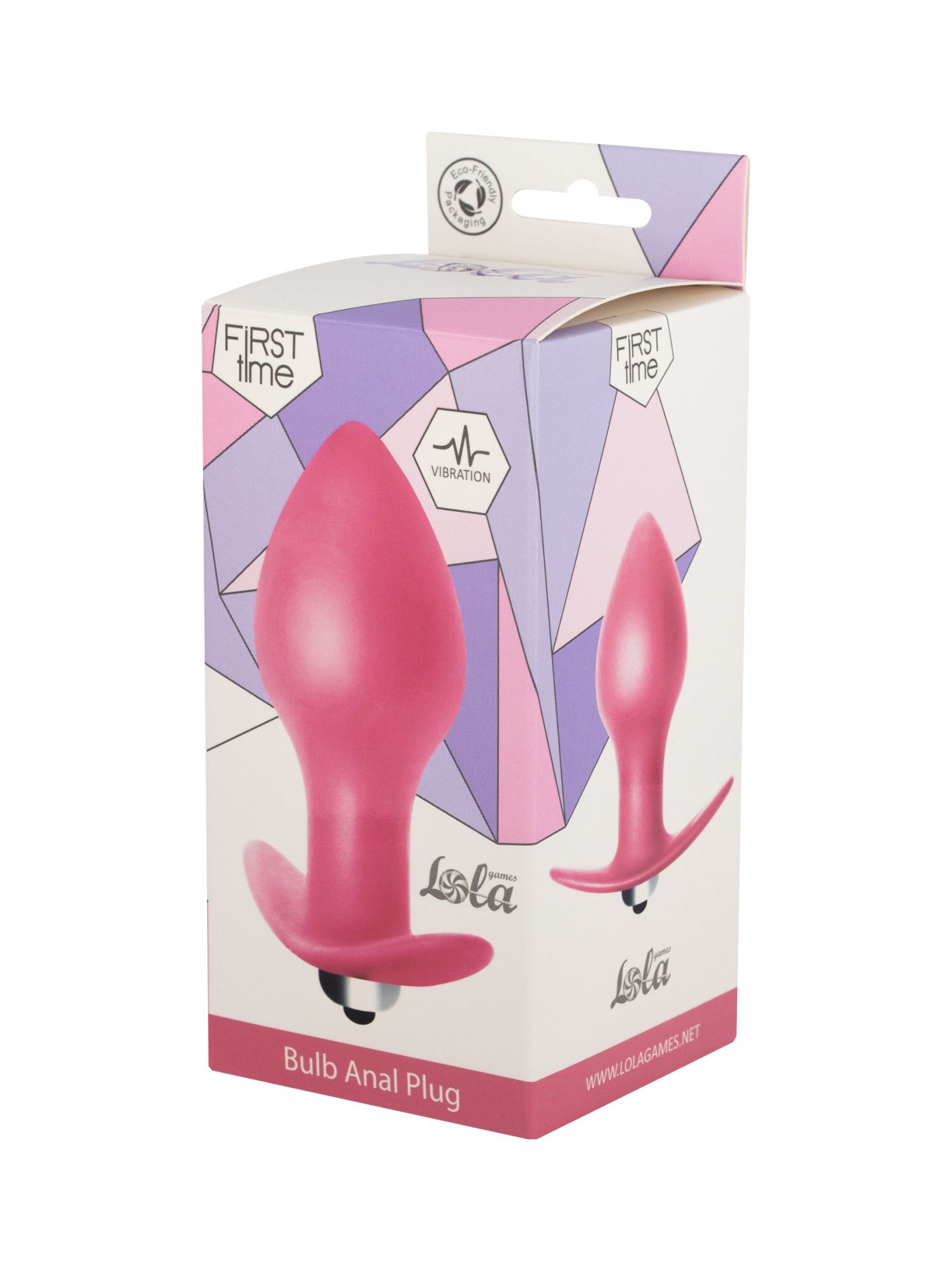 анальная пробка с вибрацией bulb anal plug pink (батарейки ааа) 5006-01lola в России