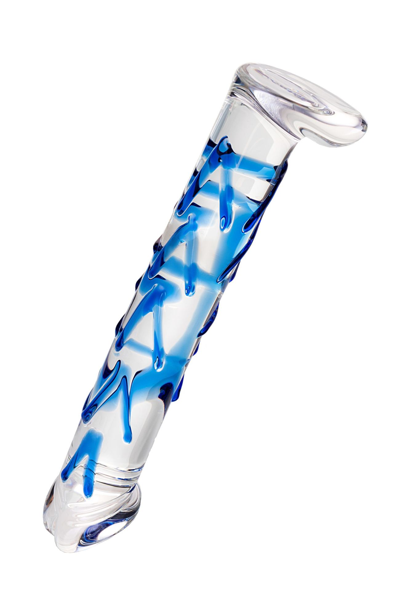 нереалистичный фаллоимитатор sexus glass, стекло, прозрачный, 17 см в России