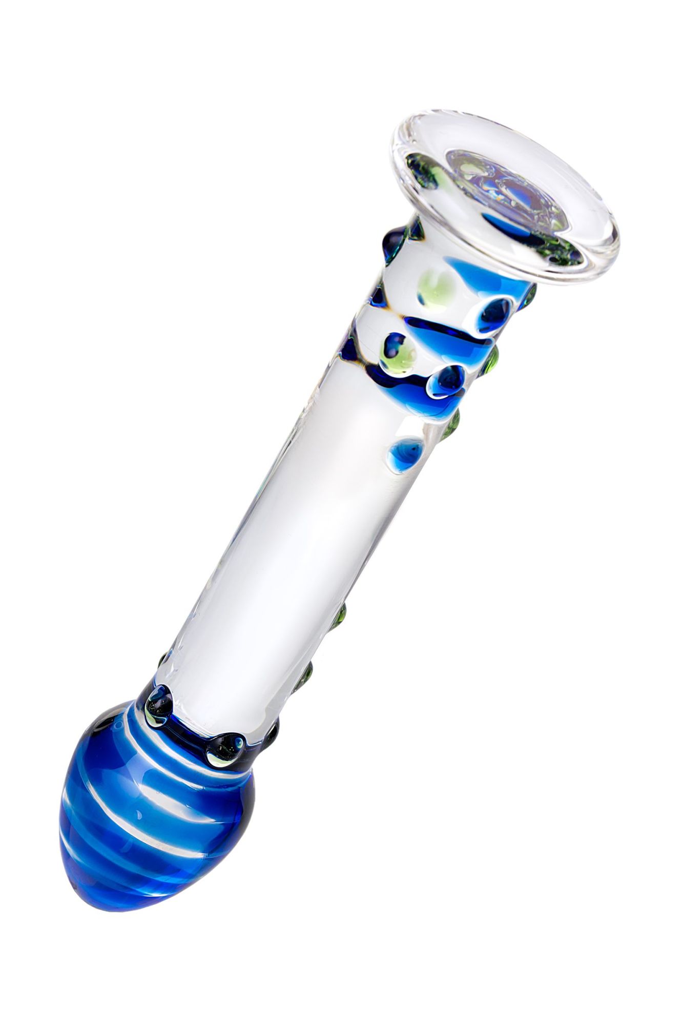 нереалистичный фаллоимитатор sexus glass, стекло, прозрачный, 18 см в России
