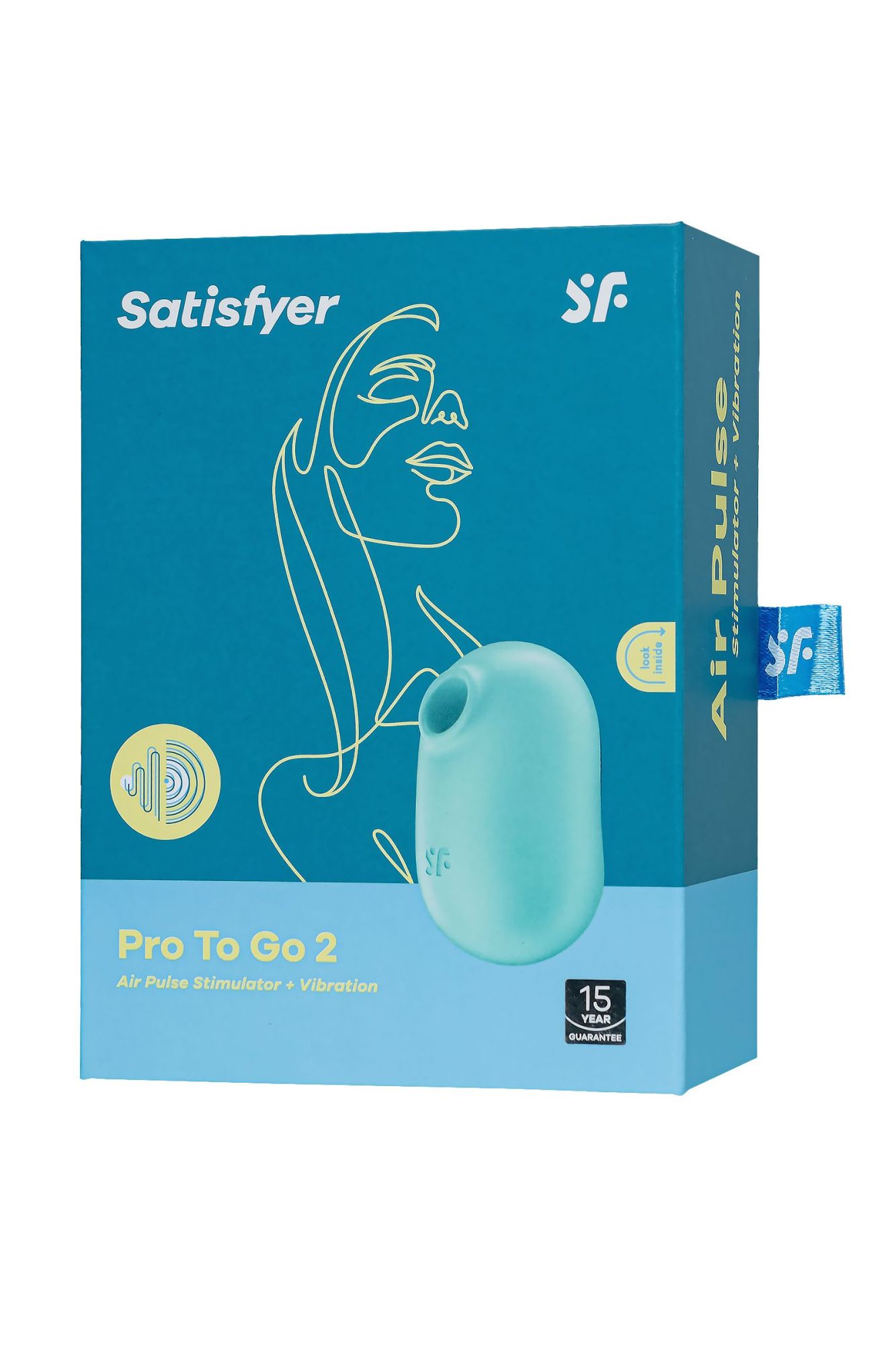 вакуумный стимулятор клитора satisfyer pro to go 2, мятный в России