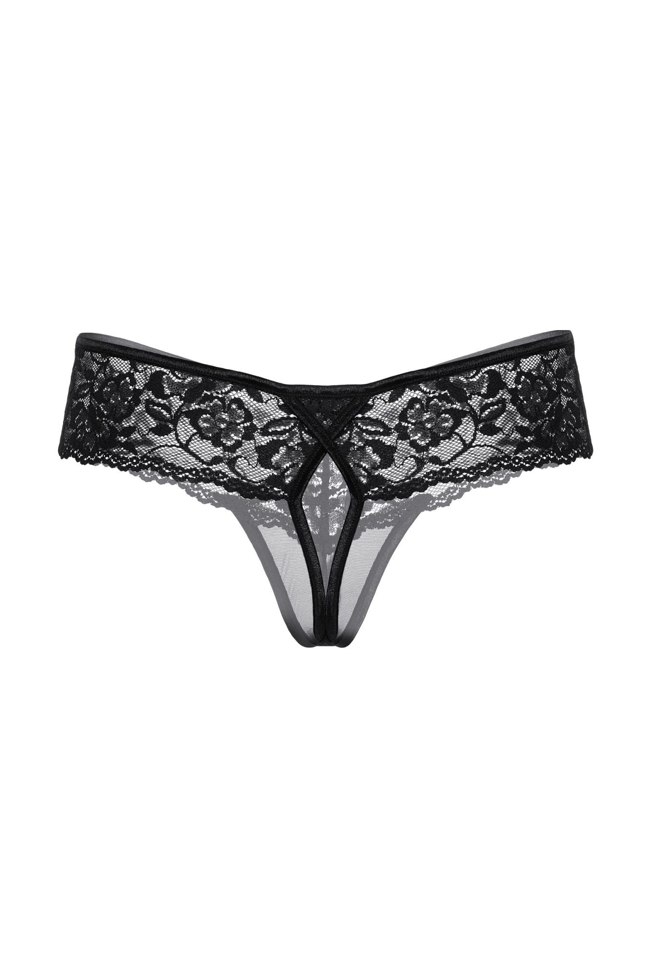 Эротическое трусики кружевные softline collection, черный, s/m в России