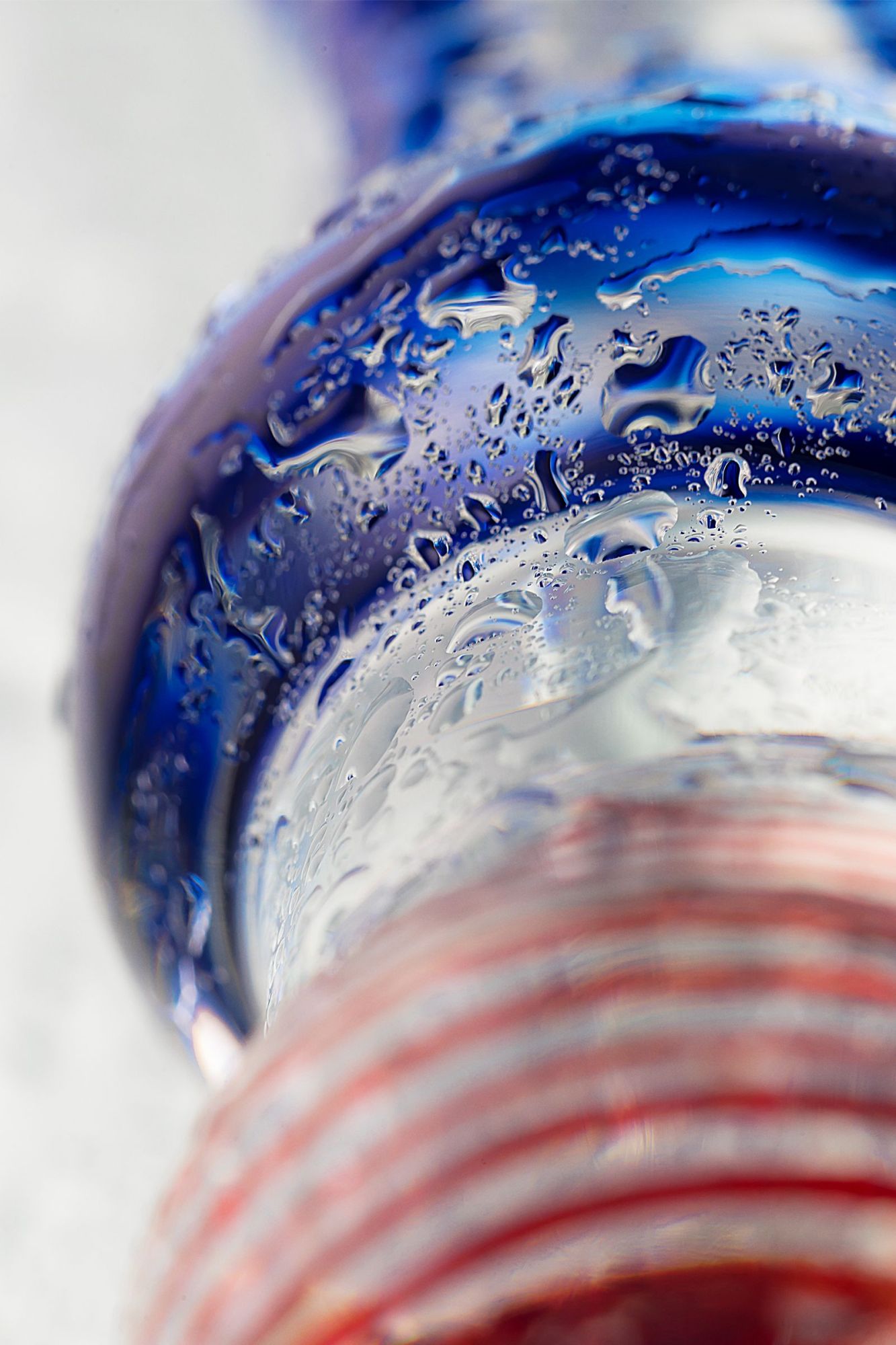 двусторонний фаллоимитатор sexus glass, стекло, прозрачный, 20 см в России