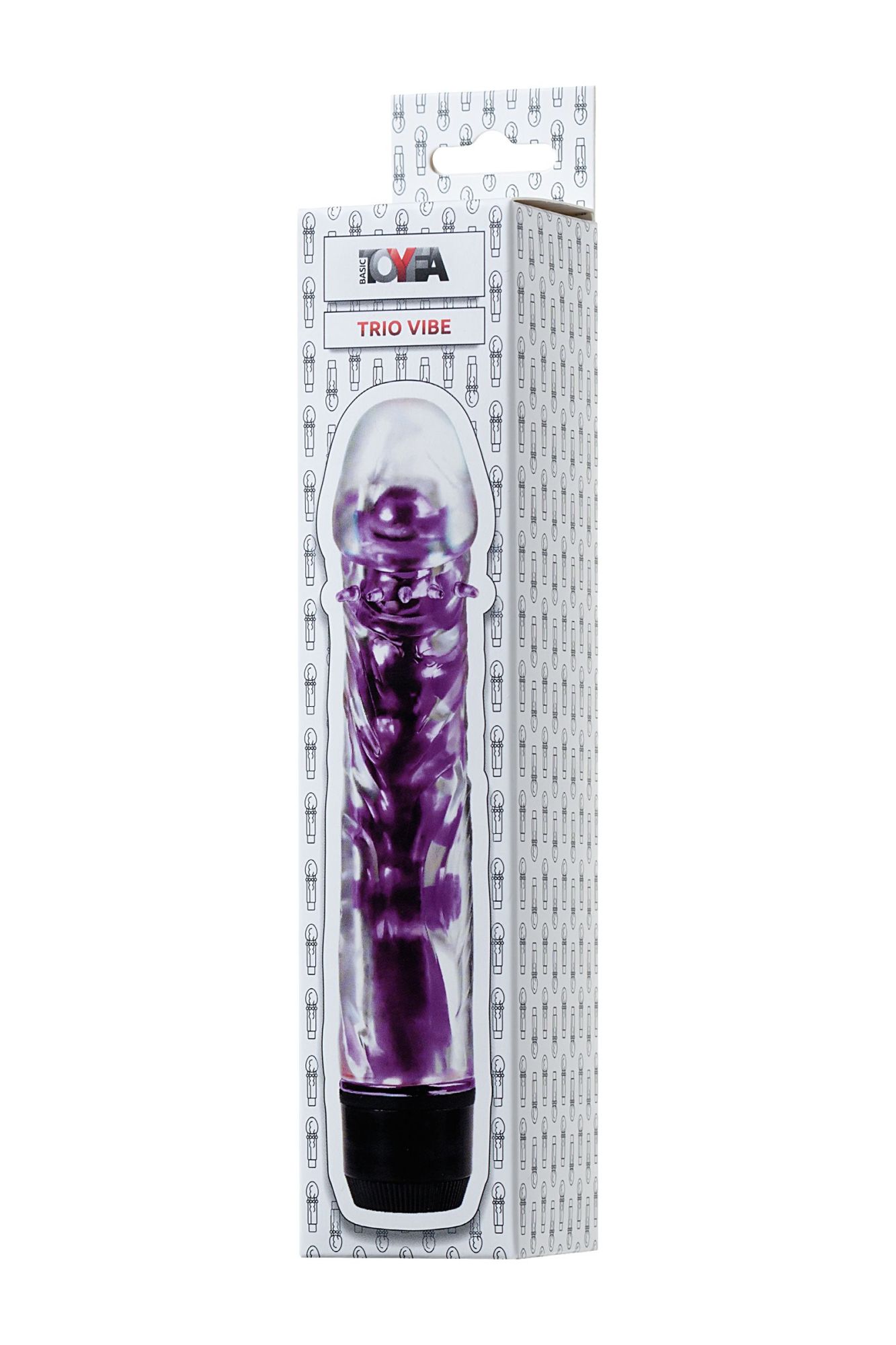 вибратор toyfa trio vibe, tpe, розовый, 15,5 см в России