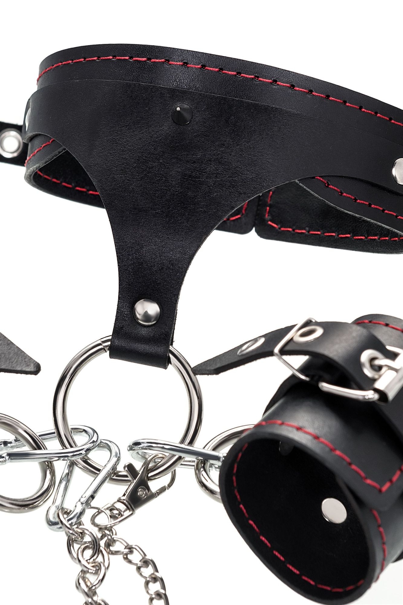 бондажный набор pecado bdsm, 3 точки фиксации, большая распорка, оковы, наручники, ошейник с кольцом в России