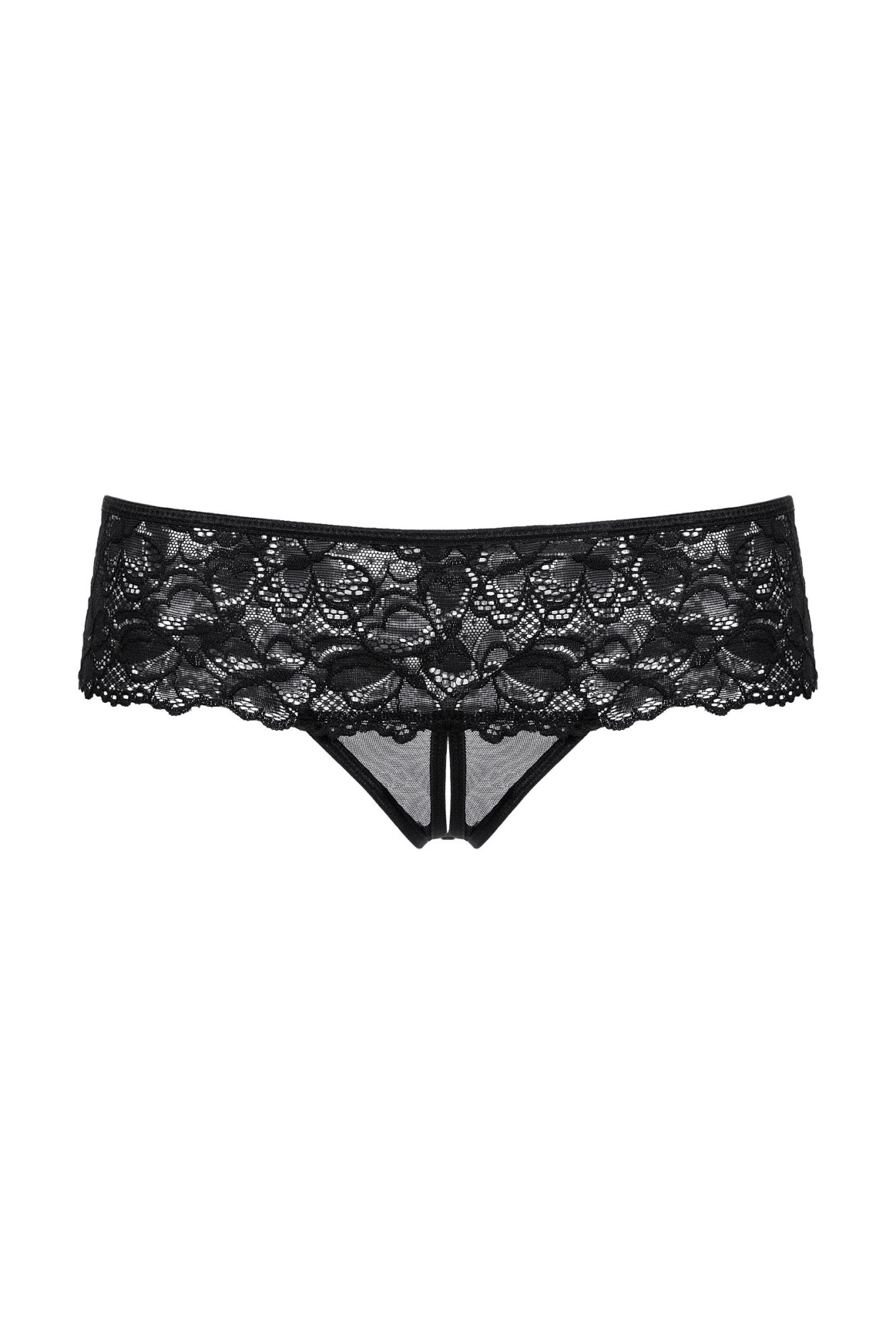 Эротическое шортики открытые кружевные softline collection, черный, m/l в России