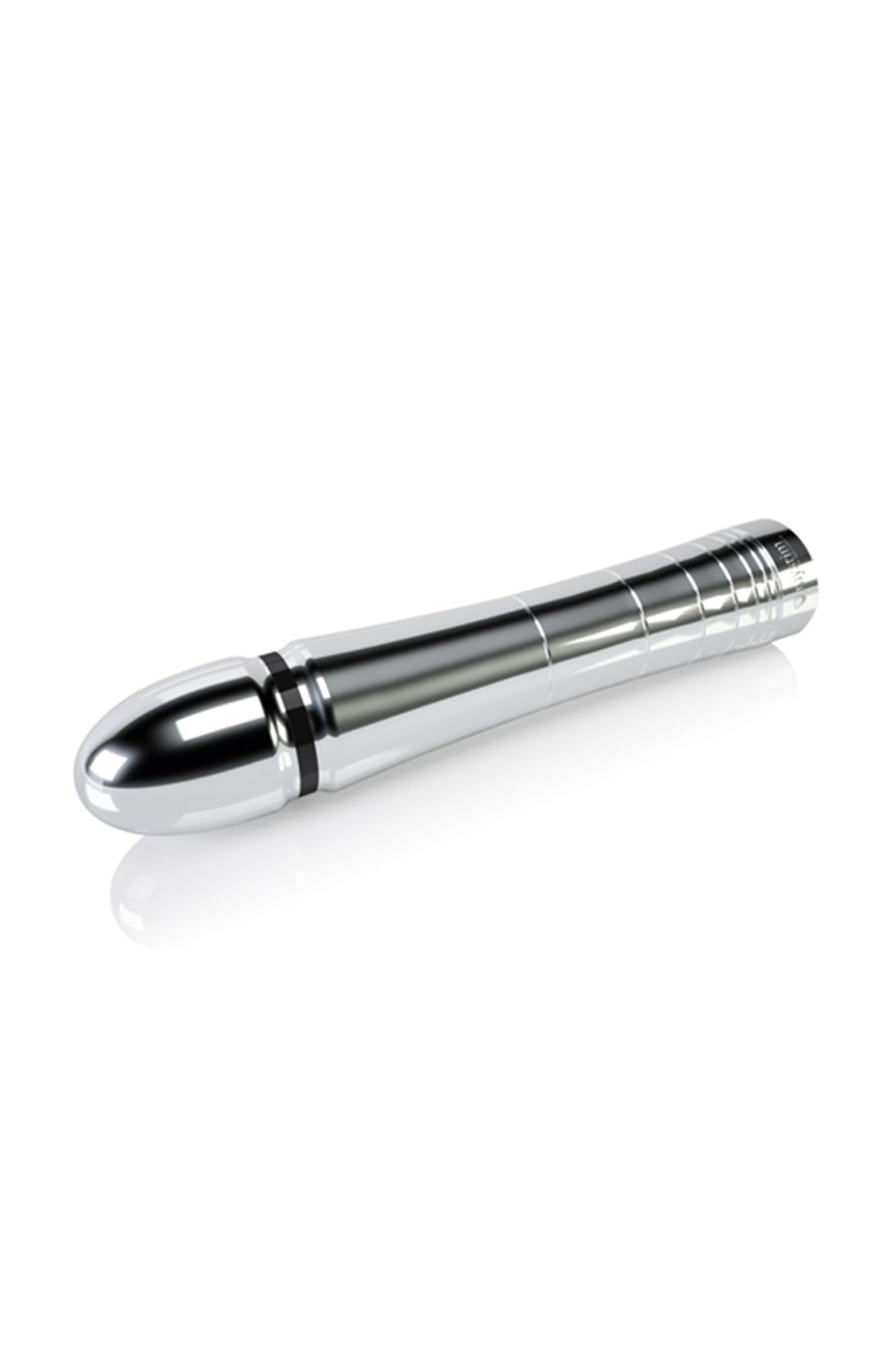 фаллоимитатор mystim glossy glen, электростимуляция, хирургическая сталь, серебряный, 14 см в России