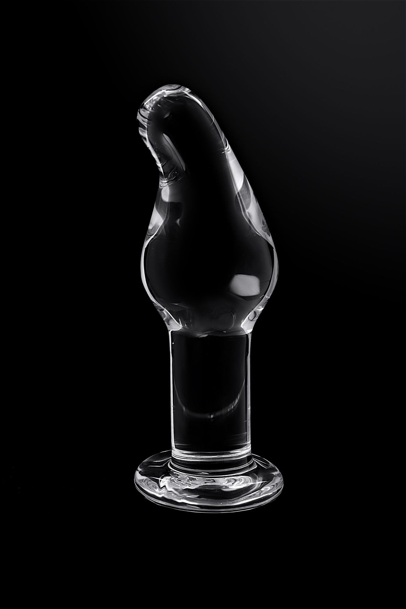анальная втулка sexus glass, стекло, прозрачная, 14,5 см, ø 4 см в России