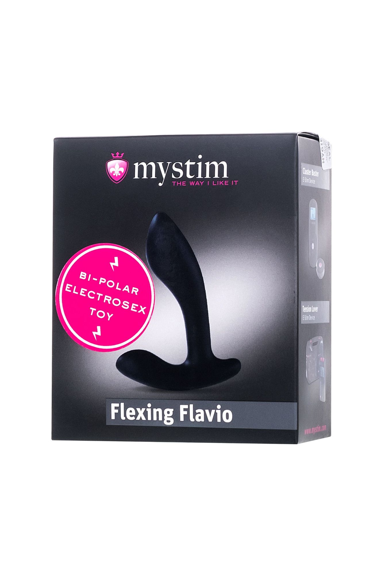 электростимулятор mystim flexing flavio, силикон, черный, 9 см в России