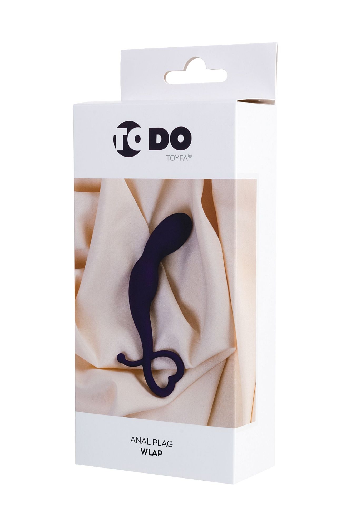анальная втулка todo by toyfa wlap, силикон, фиолетовая, 16 см, ø 2,5 см в России
