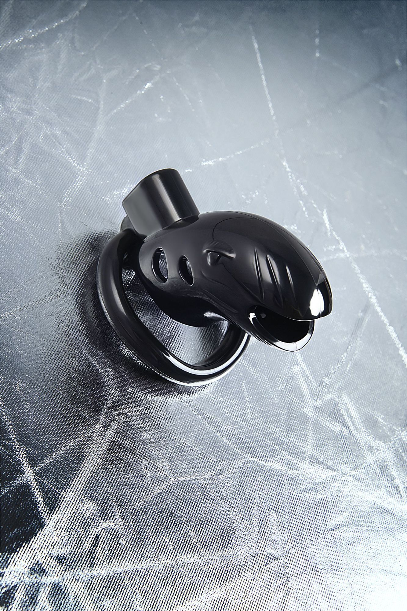 пояс верности мужской black&red by toyfa, abs пластик, черный, 10 см в России