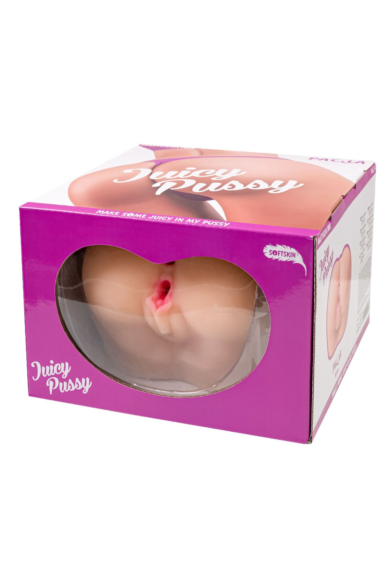 мастурбатор реалистичный juicy pussy paula, tpe, телесный, 15 см в России