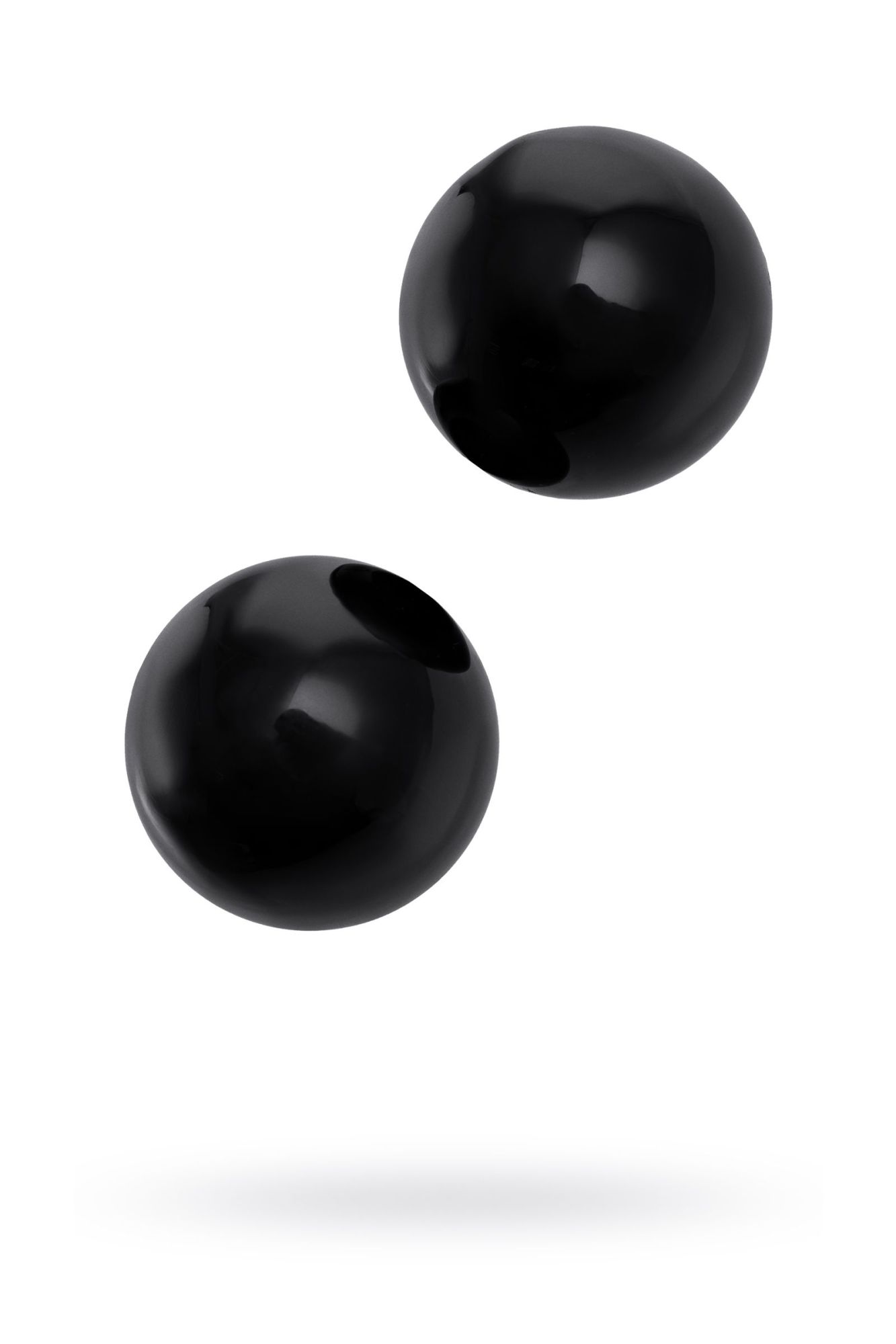 вагинальные шарики sexus glass, стекло, черные, ø 3,2 см в России