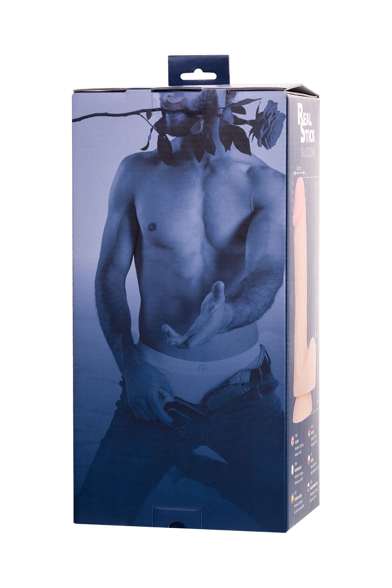 фаллоимитатор realstick silicone ryan g, телесный, 22,5 см в России