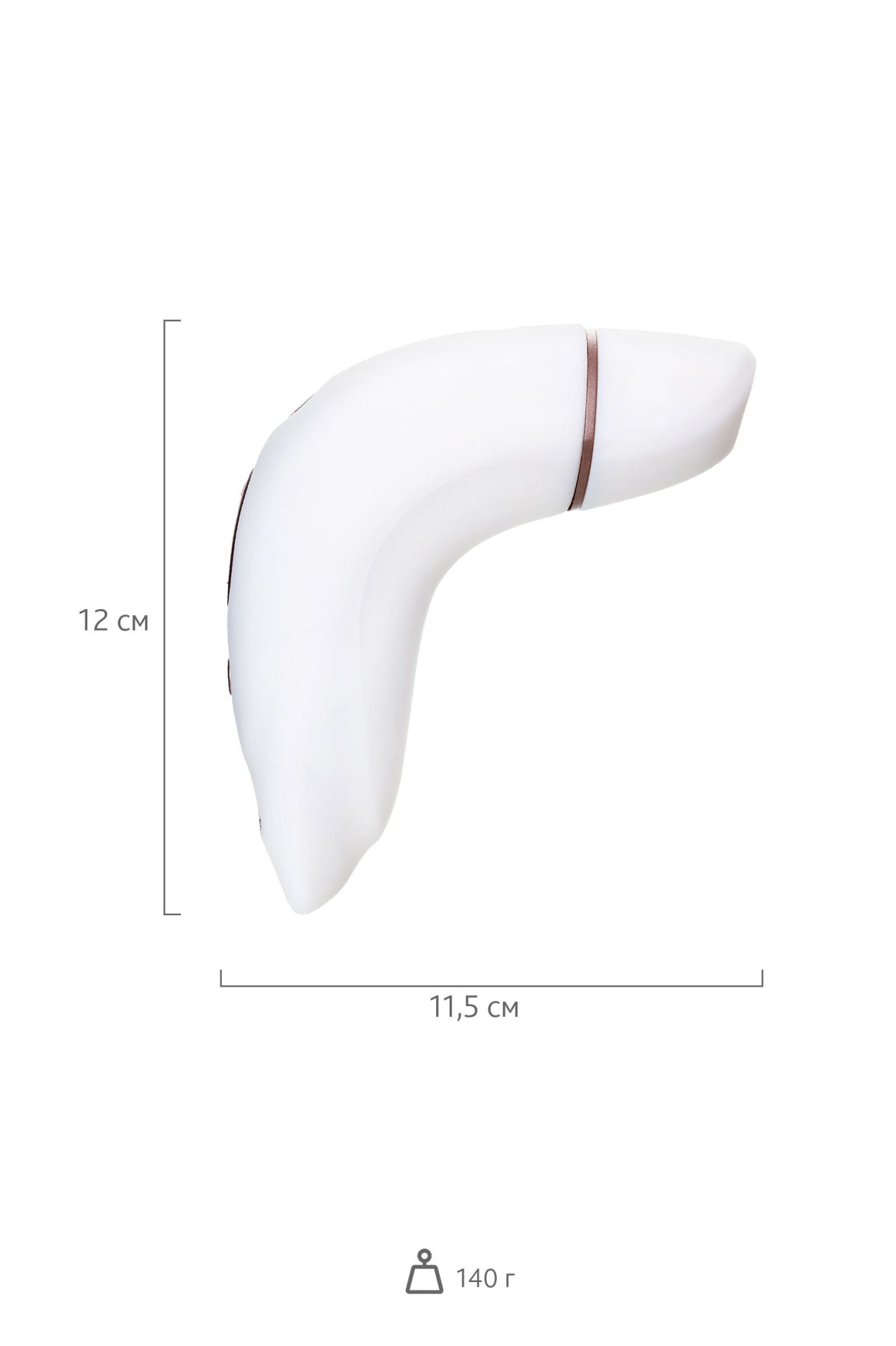 стимулятор клитора satisfyer pro plus vibration, силикон+abs пластик, белый, 19 см. в России