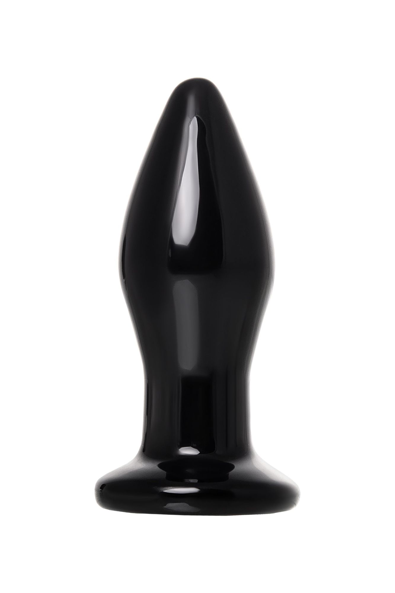 стеклянная вибровтулка sexus glass, стекло, черная, 10,5 см в России