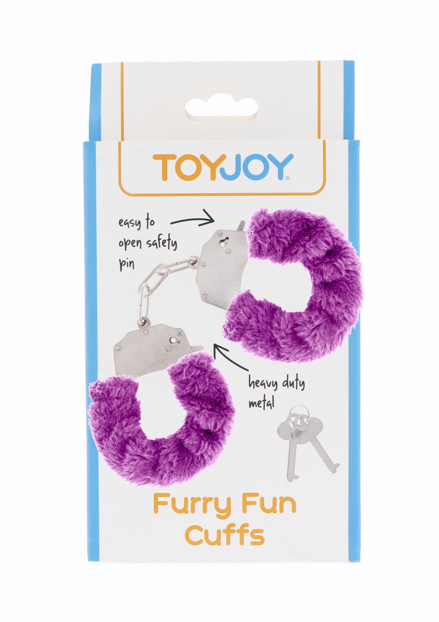 наручники furry fun cuffs с фиолетовым мехом в России