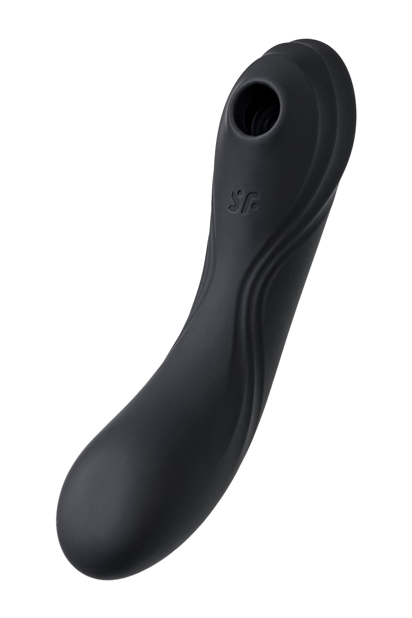 вакуум-волновой бесконтактный стимулятор клитора satisfyer curvy trinity 4, силикон, чёрный, 5,35 см в России