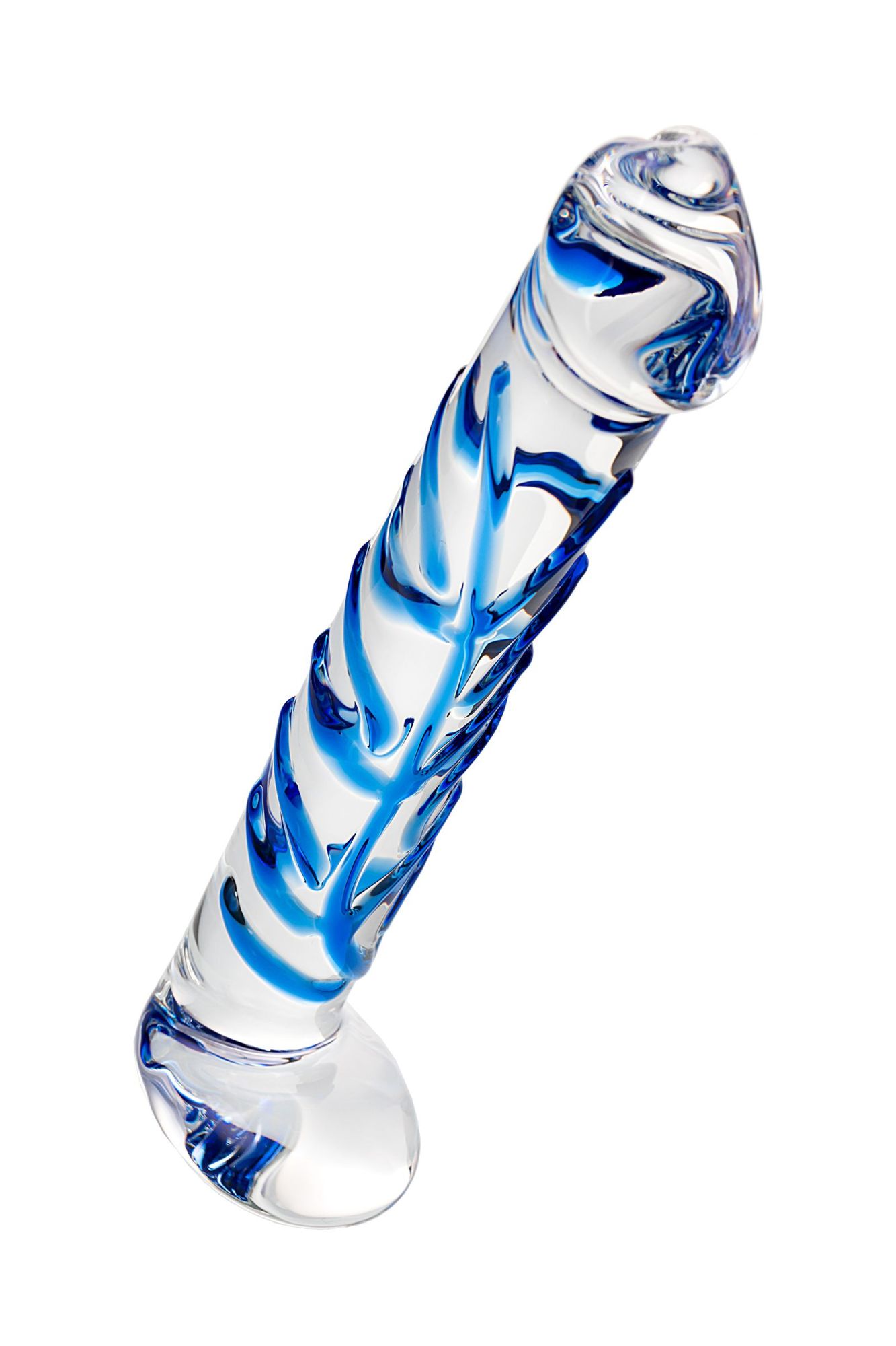 нереалистичный фаллоимитатор sexus glass, стекло, прозрачный, 17 см в России