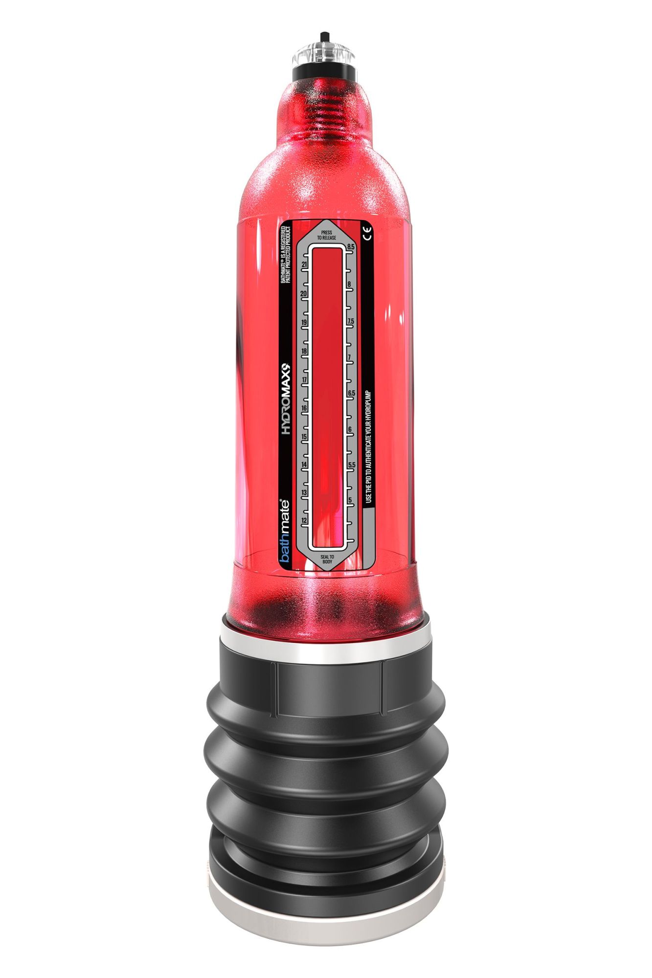 гидропомпа bathmate hydromax9, abs пластик, красный, 32,5 см (аналог hydromax x40) в России