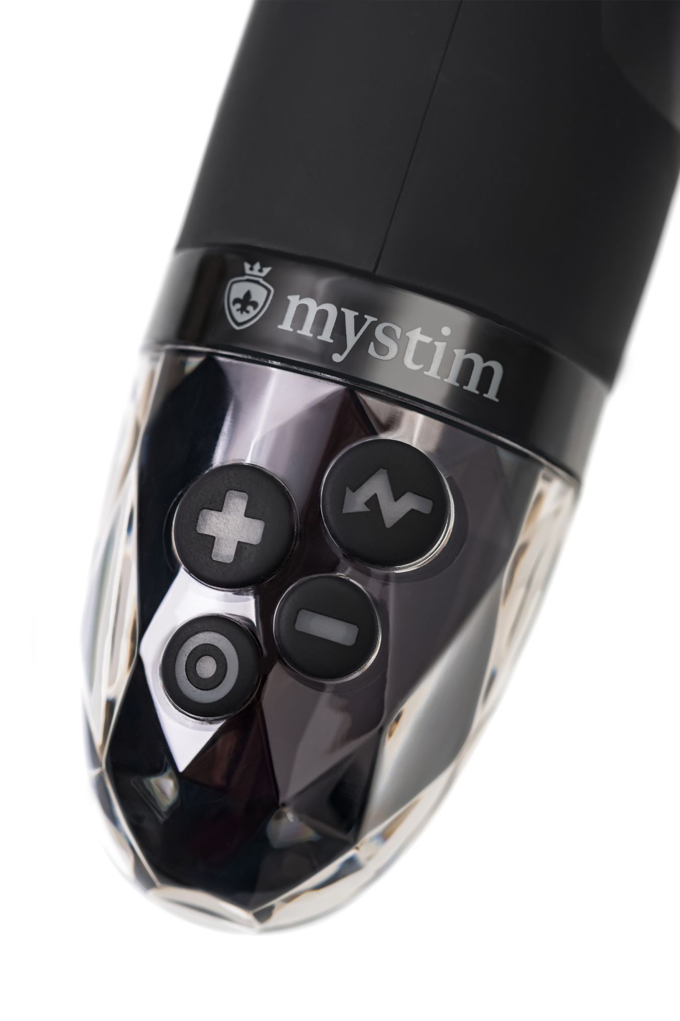 вибратор mystim sleak freak с электростимуляцией,силикон, черный, 14,5 см в России